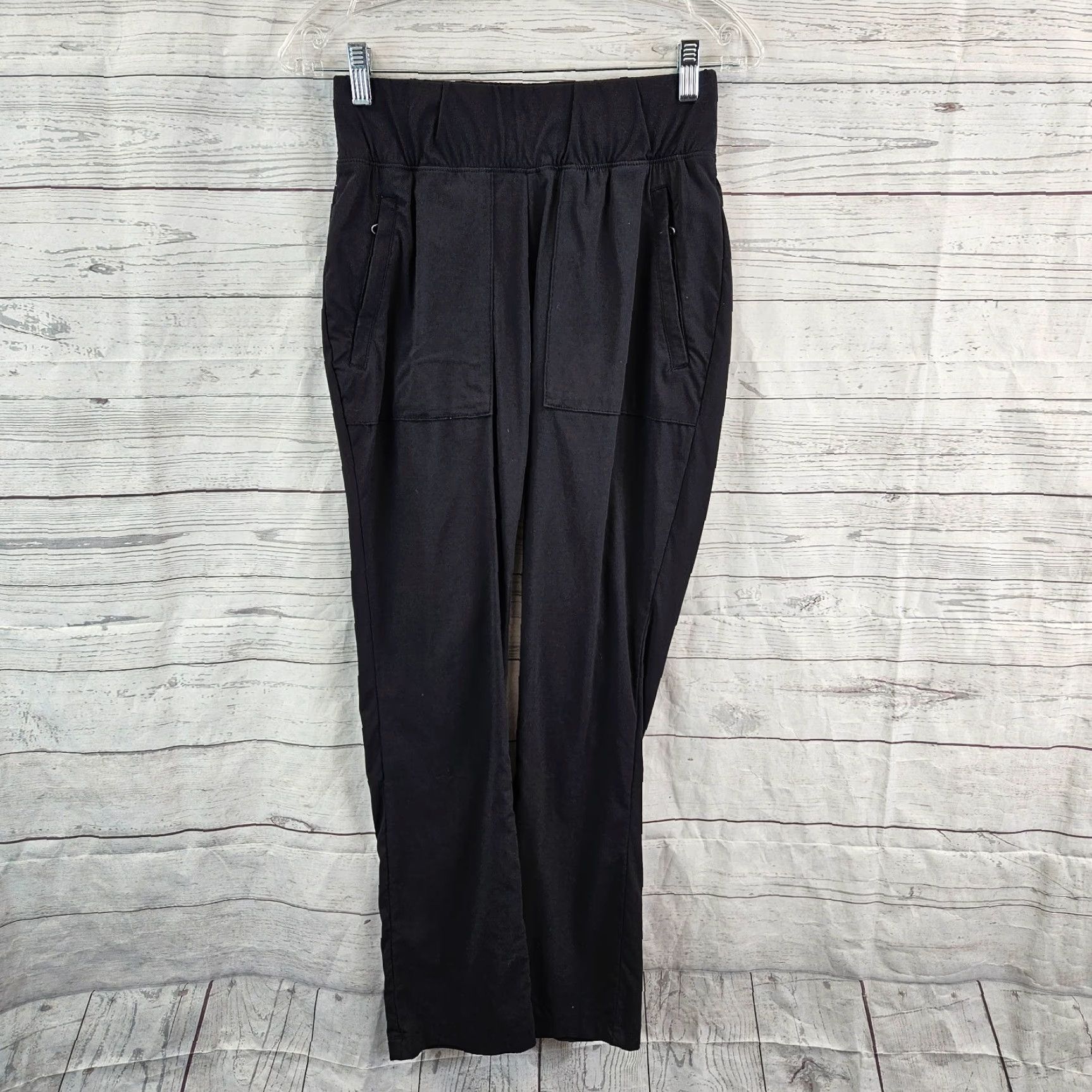 Vintage Columbia Womens Pants Small Black Pull On Mid Rise Zip Pockets Size 28" / US 6 / IT 42 - 2 Thumbnail