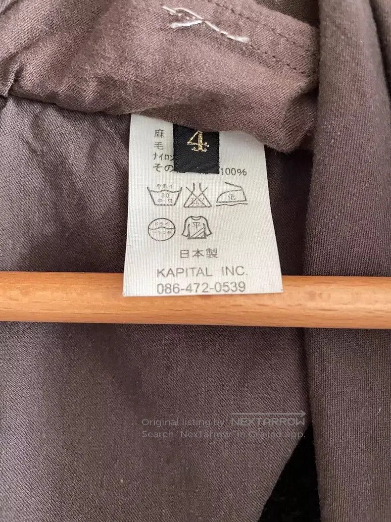 Kapital KAPITAL Wool Linen Single Breasted Jacket Size US XL / EU 56 / 4 - 8 Thumbnail