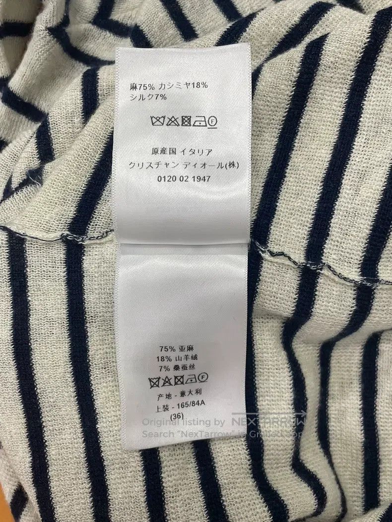 Dior Dior Five-pointed star striped knitwear sweater Size XS / US 0-2 / IT 36-38 - 6 Thumbnail