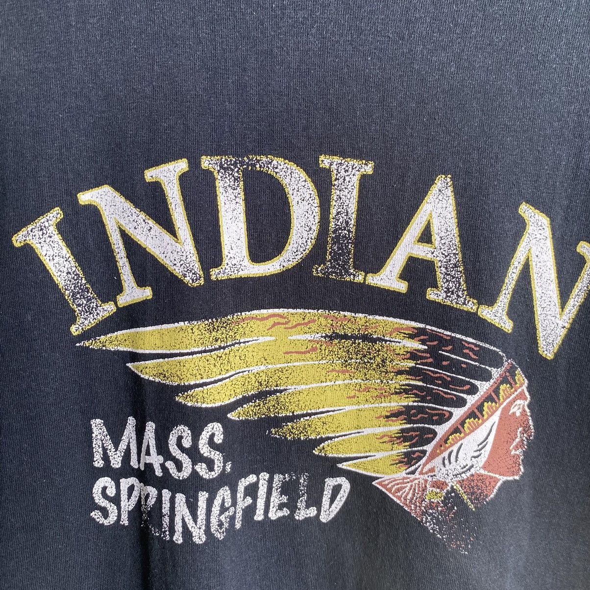 Indian Motorcycle Thrashed Faded Vintage Y2K Indian Motorcycles ERD GRUNGE TEE Size US M / EU 48-50 / 2 - 4 Thumbnail