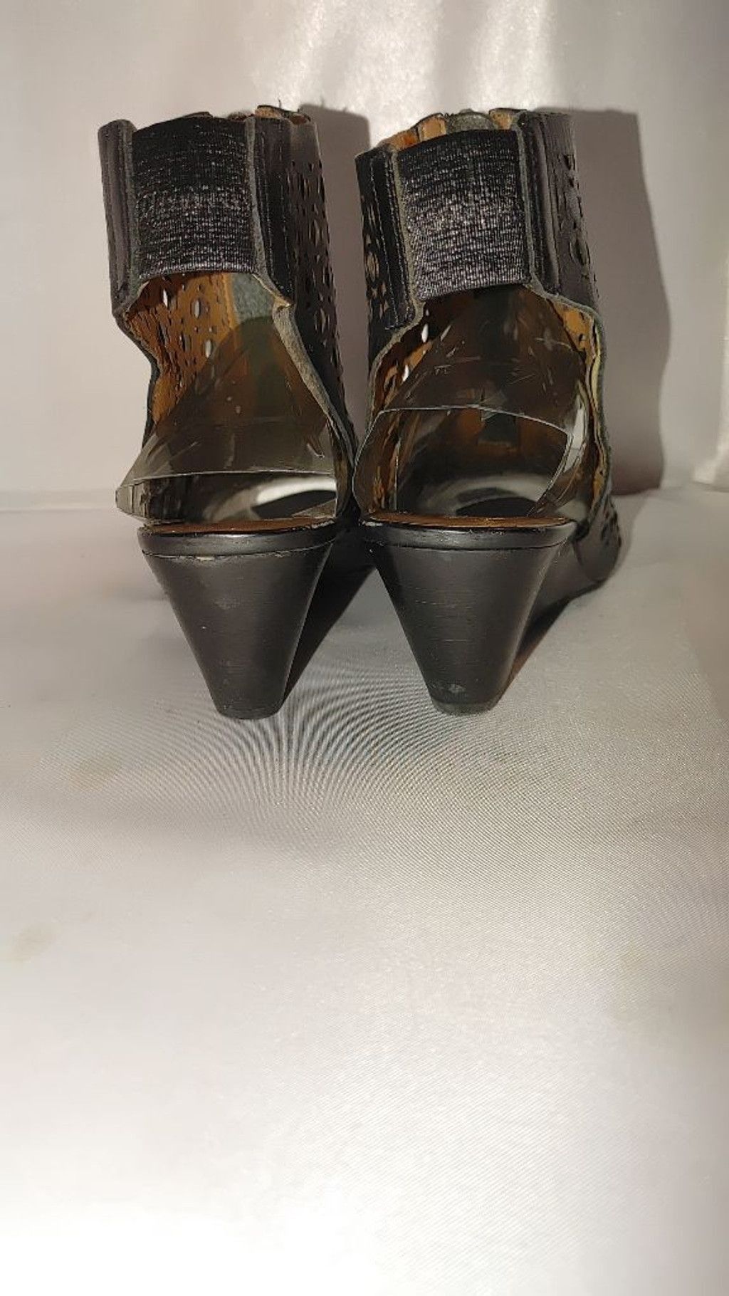 Franco Sarto Franco Sarto Akrona Leather Peep Toes Size 7.5 Size US 7.5 / IT 37.5 - 5 Thumbnail