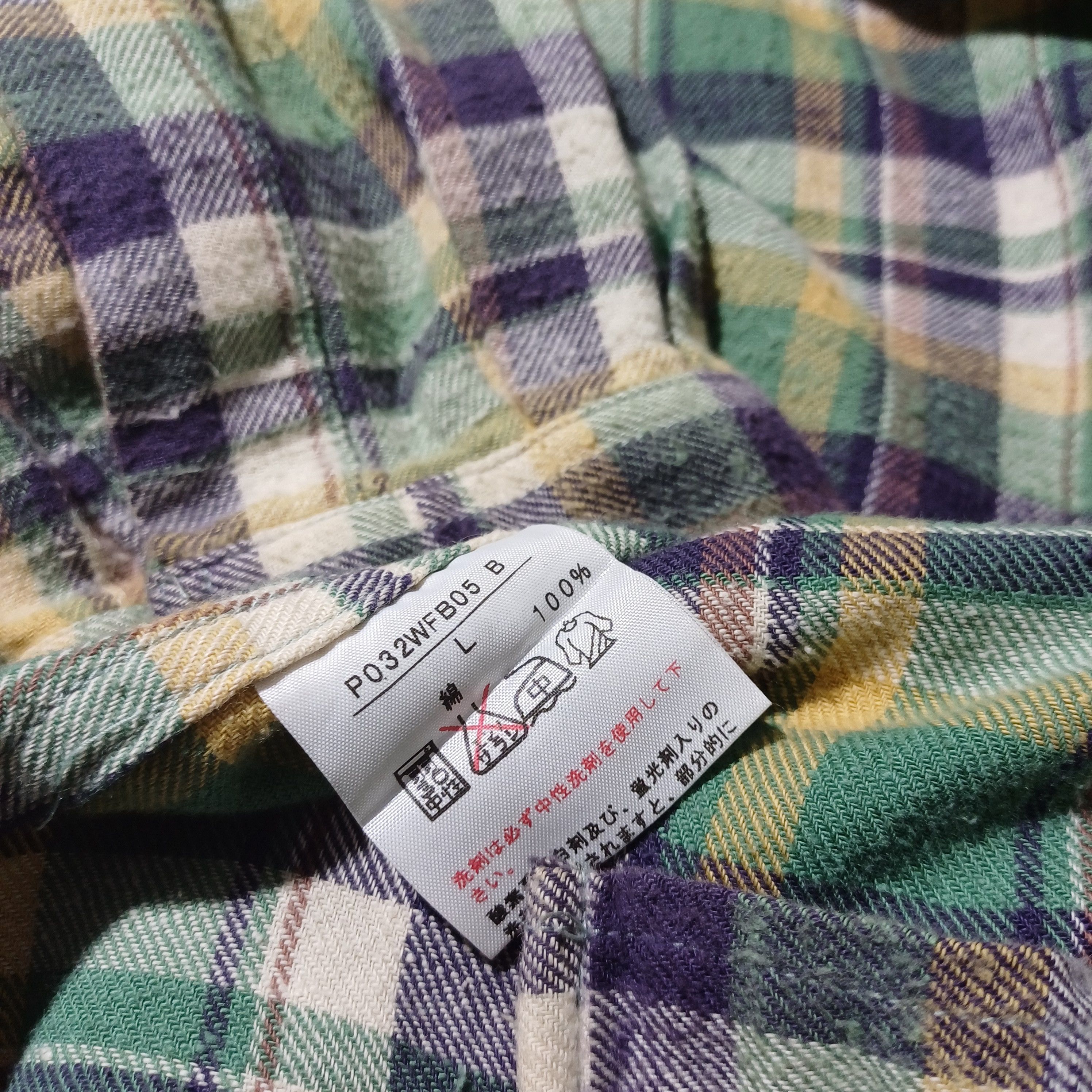 Karl Helmut Karl Helmut Flannel Casual Patch Shirt Japan Size US L / EU 52-54 / 3 - 6 Thumbnail