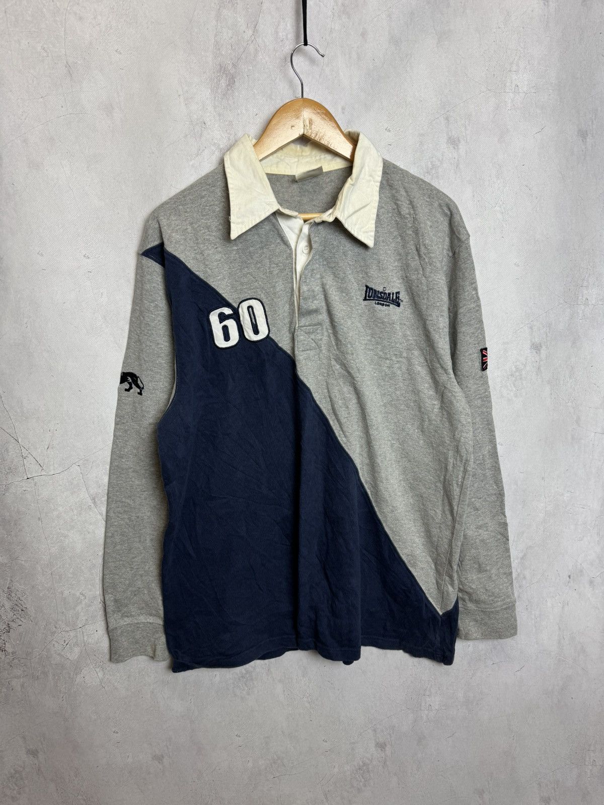 Lonsdale × Vintage Lonsdale London Sweatshirt Vintage 90s Size US XL / EU 56 / 4 - 1 Thumbnail