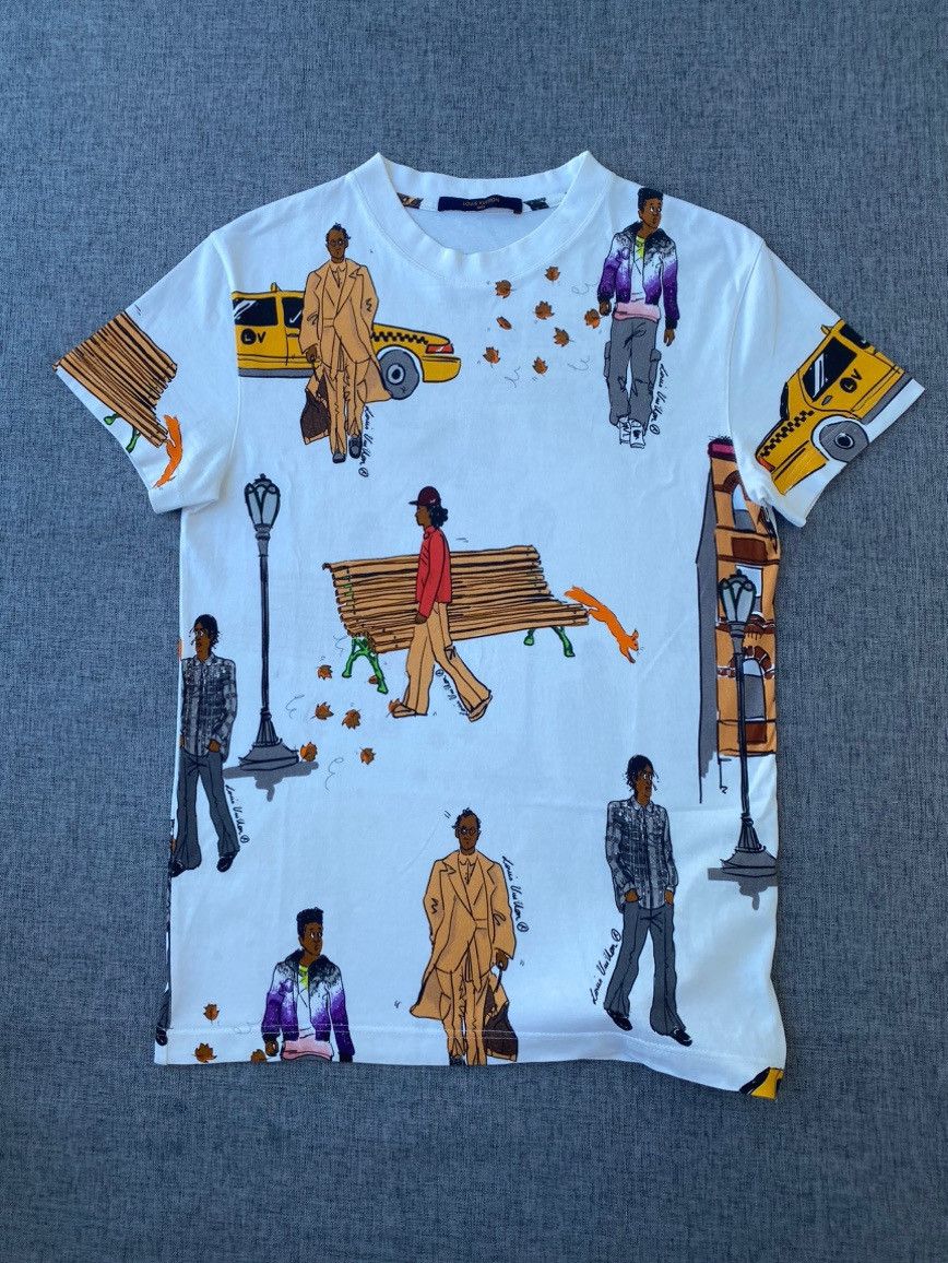 Louis Vuitton Louis Vuitton New Walkers Graphic T-Shirt Size XXS Size US XXS / EU 40 - 1 Thumbnail