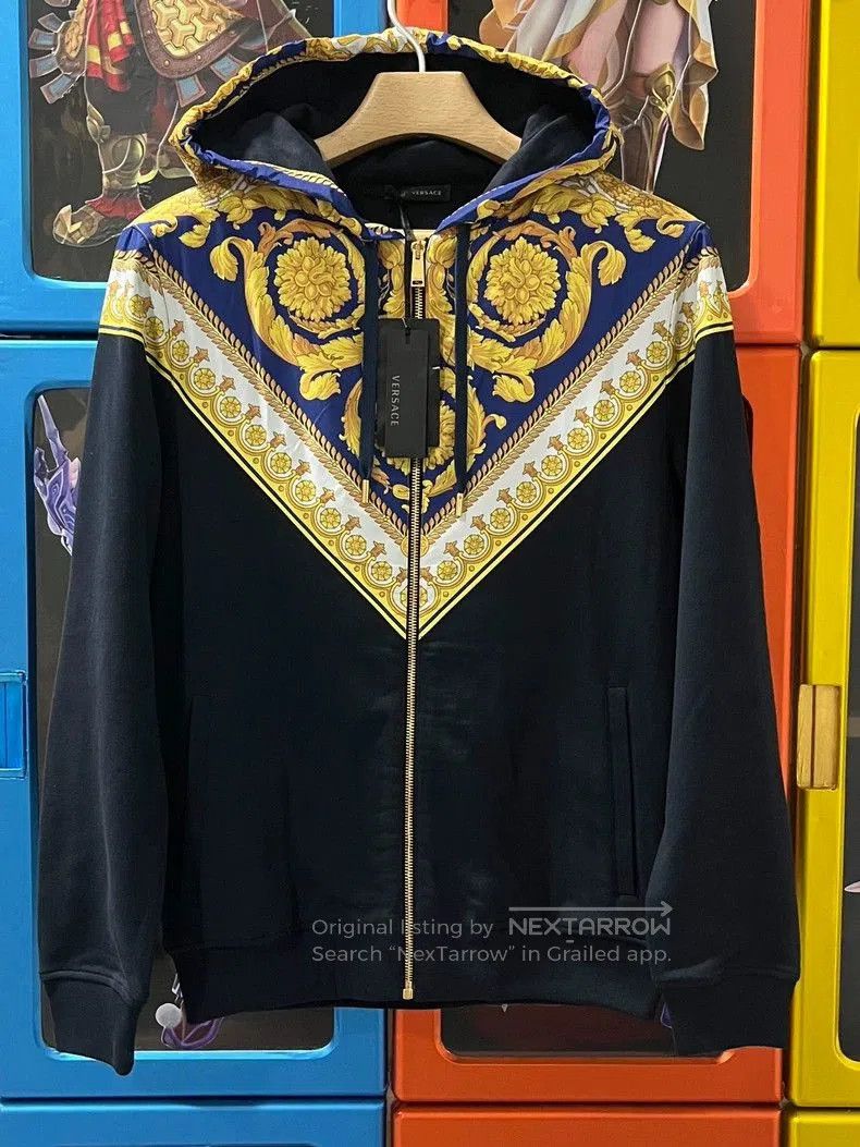 Versace Versace Baroque Runway Zip Hoodie. Size US S / EU 44-46 / 1 - 1 Thumbnail