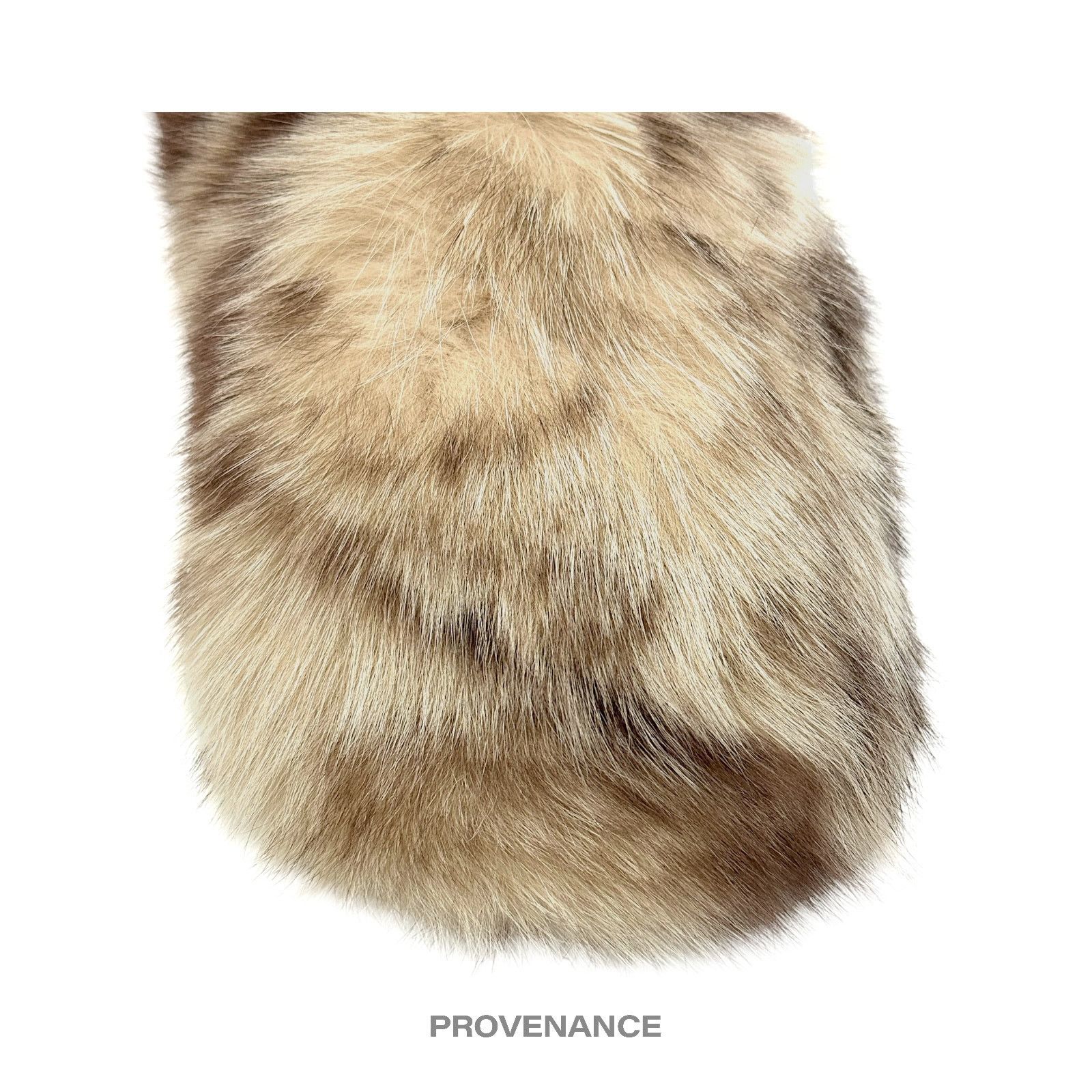 Givenchy 🔴 Givenchy Fur Shawl Scarf - Cream Brown Fox Size ONE SIZE - 4 Thumbnail