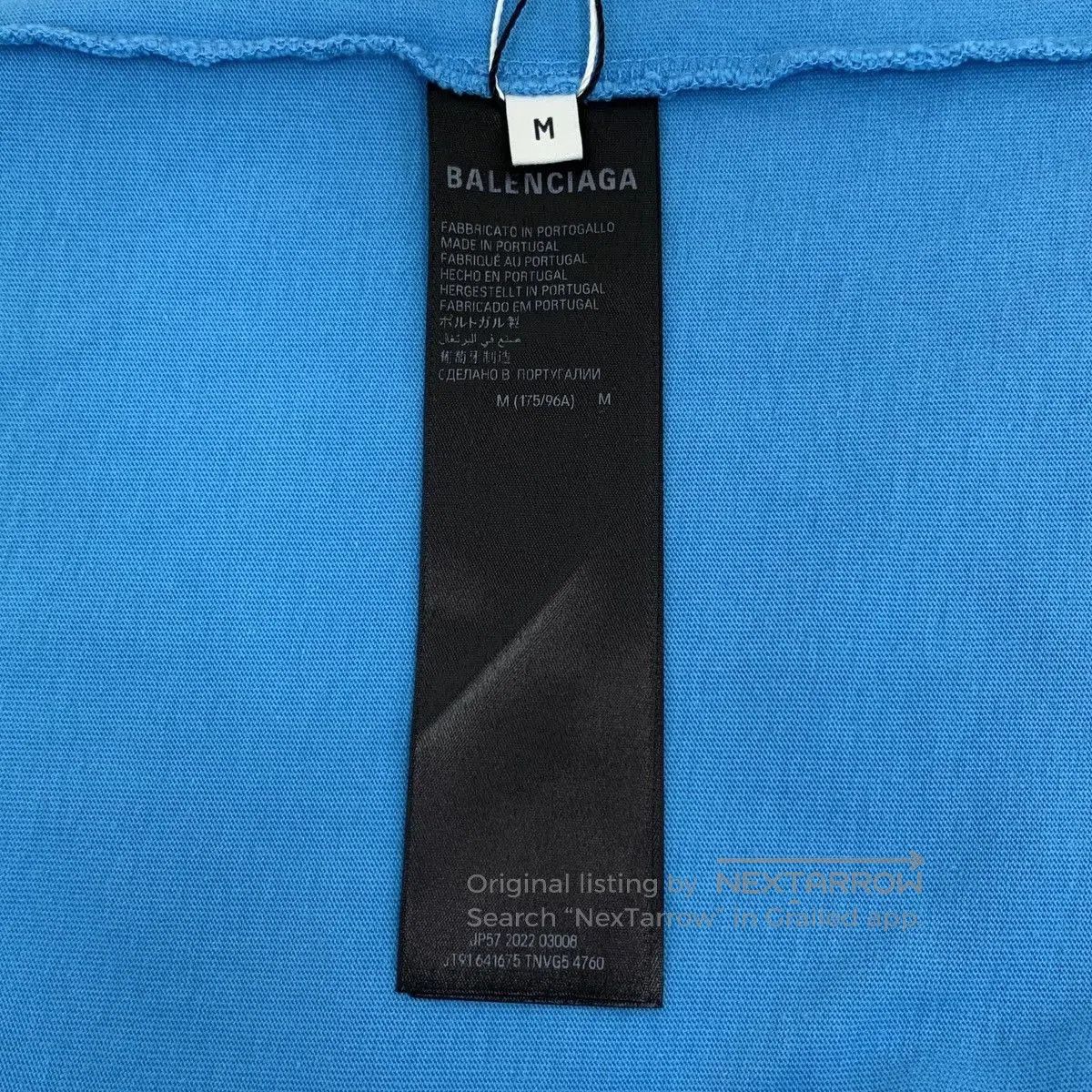 Balenciaga Blue Short Sleeve Casual Shirt. Size US M / EU 48-50 / 2 - 8 Thumbnail