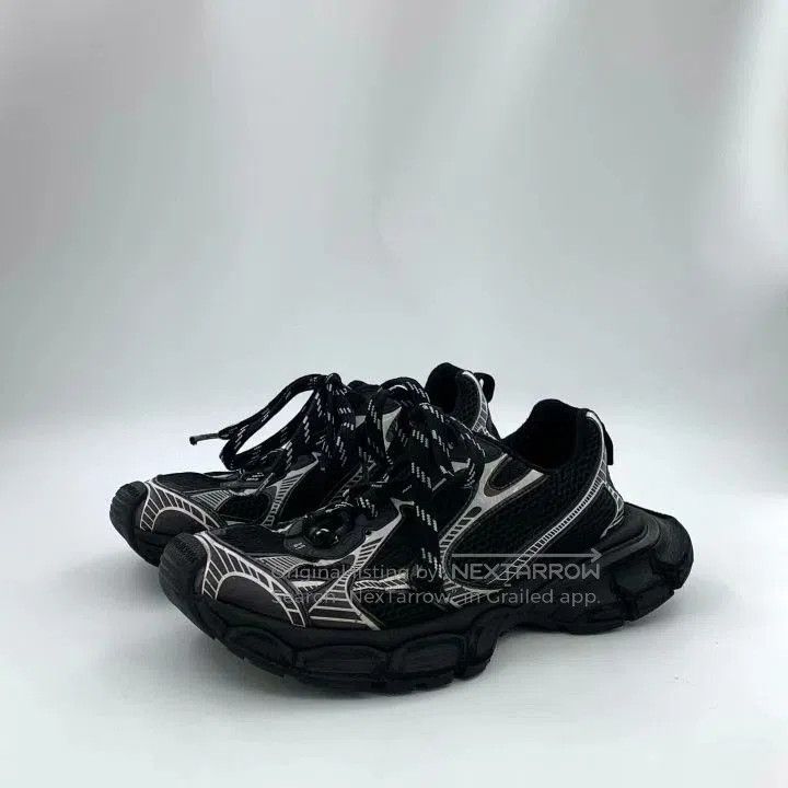 Balenciaga Balenciaga Black Lace-Up Casual Dad Shoes. Size US 8 / EU 41 - 1 Thumbnail