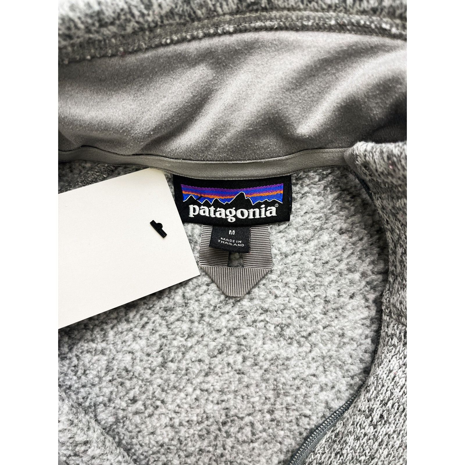 Patagonia Vintage 90s Patagonia Grey Fleece Sweatshirt - Women's Small Size S / US 4 / IT 40 - 3 Thumbnail