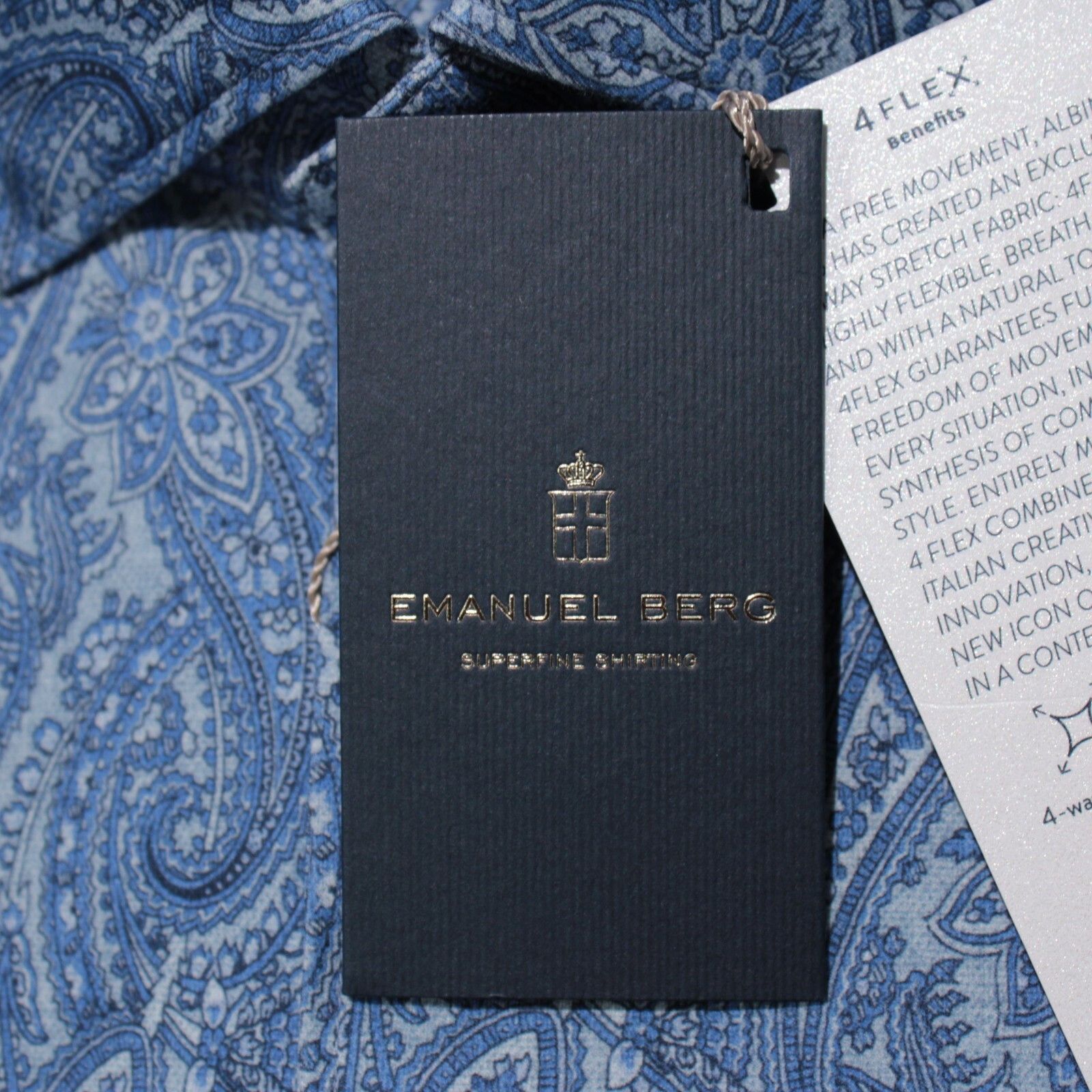 Other Emanuel Berg New with tags Shirt Size L US In Blue Size US L / EU 52-54 / 3 - 2 Thumbnail