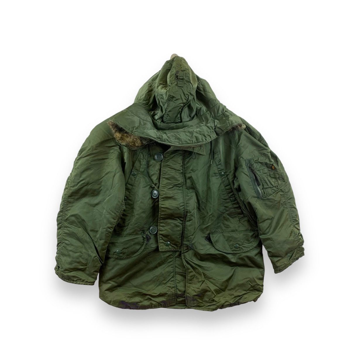 Alpha Industries Vintage 90’ ALPHA INDUSTRIES Extreme Cold Size US XL / EU 56 / 4 - 1 Thumbnail