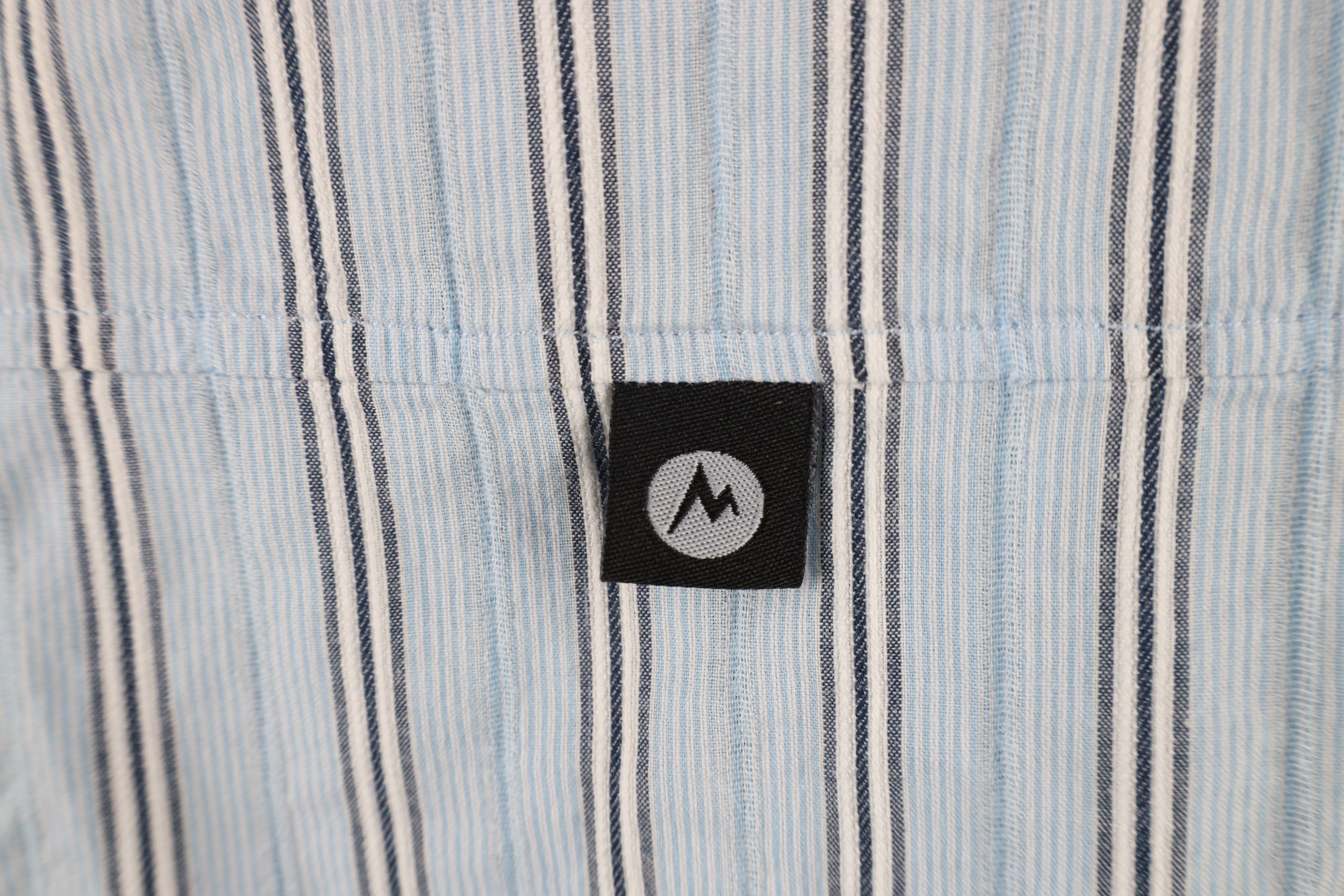 Marmot × Vintage Marmot Striped Seersucker Short Sleeve Button Shirt Blue Size US L / EU 52-54 / 3 - 11 Thumbnail