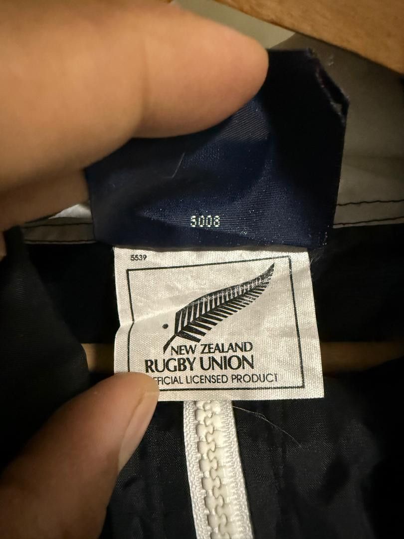 All Blacks × Canterbury of New Zealand × Vintage Canterbury All Black Windbreaker Big Logo ( big size ) Size US M / EU 48-50 / 2 - 6 Thumbnail