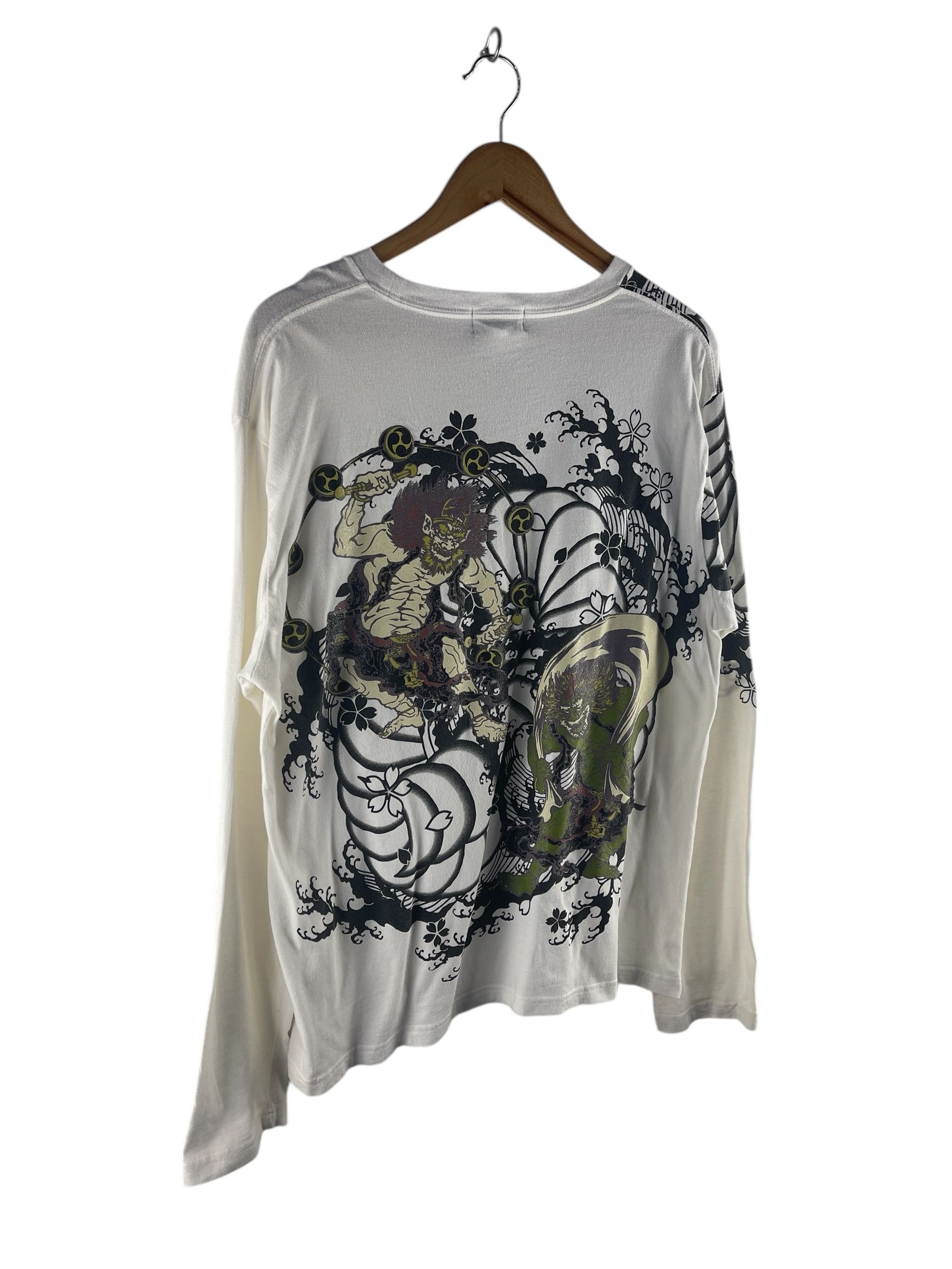 Japanese Brand Oboro Japanese Pattern Long Sleeve Shirt Size US M / EU 48-50 / 2 - 3 Thumbnail