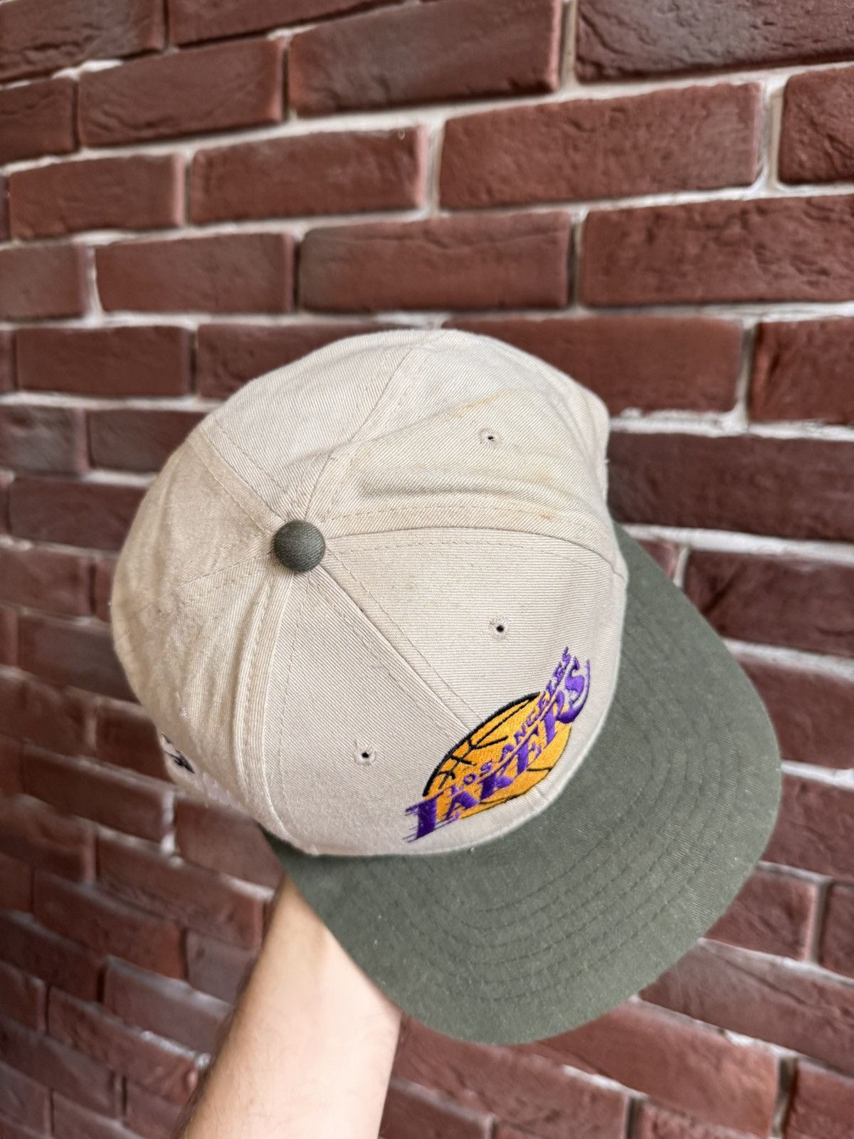 Vintage Vintage 90s Los Angeles Lakers NBA Snapback Hat Cap Size ONE SIZE - 3 Thumbnail