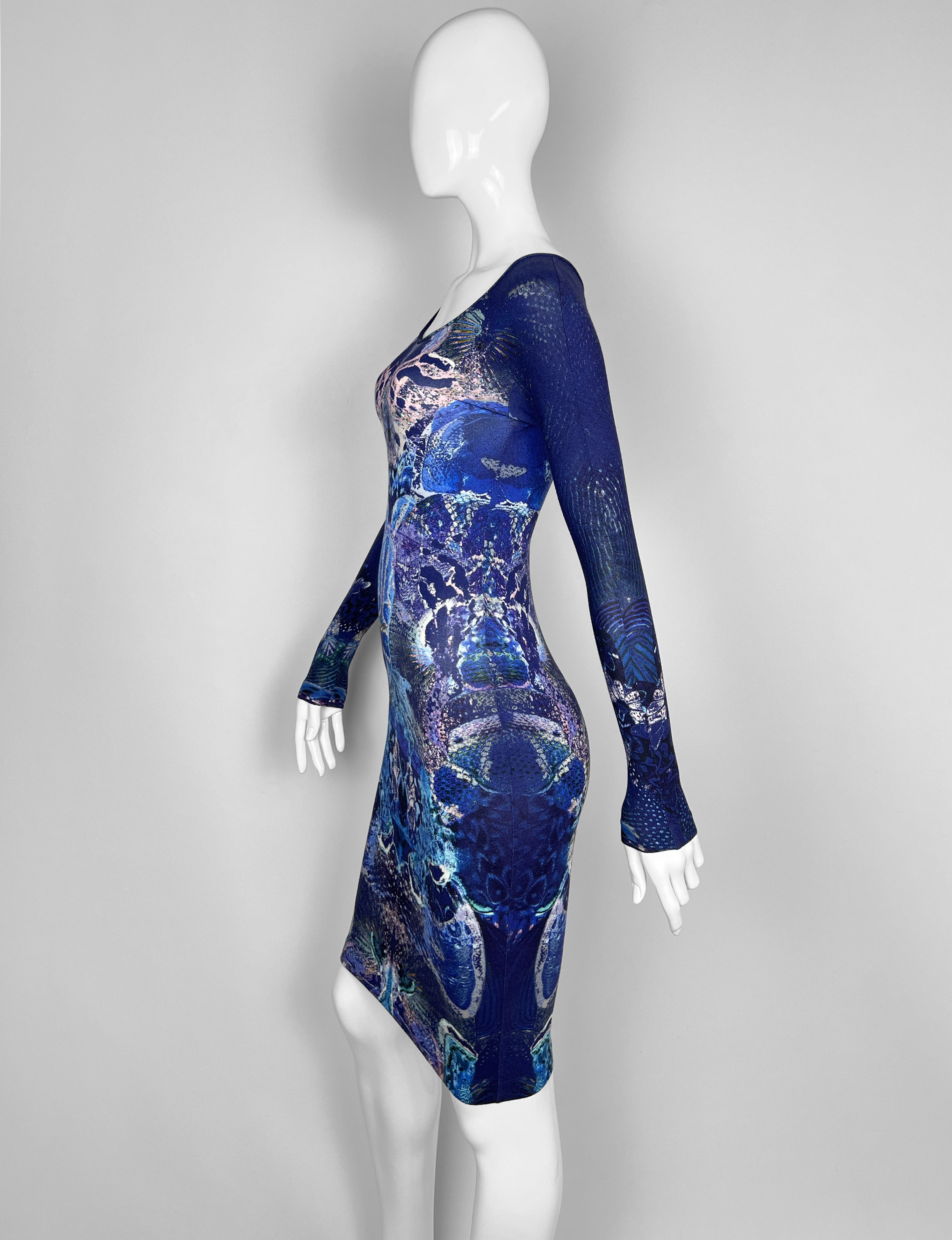 Alexander McQueen S/S 2010 PLATO'S ATLANTIS PYTHON DRESS - ICONIC - RUNWAY - Size XS / US 0-2 / IT 36-38 - 3 Thumbnail