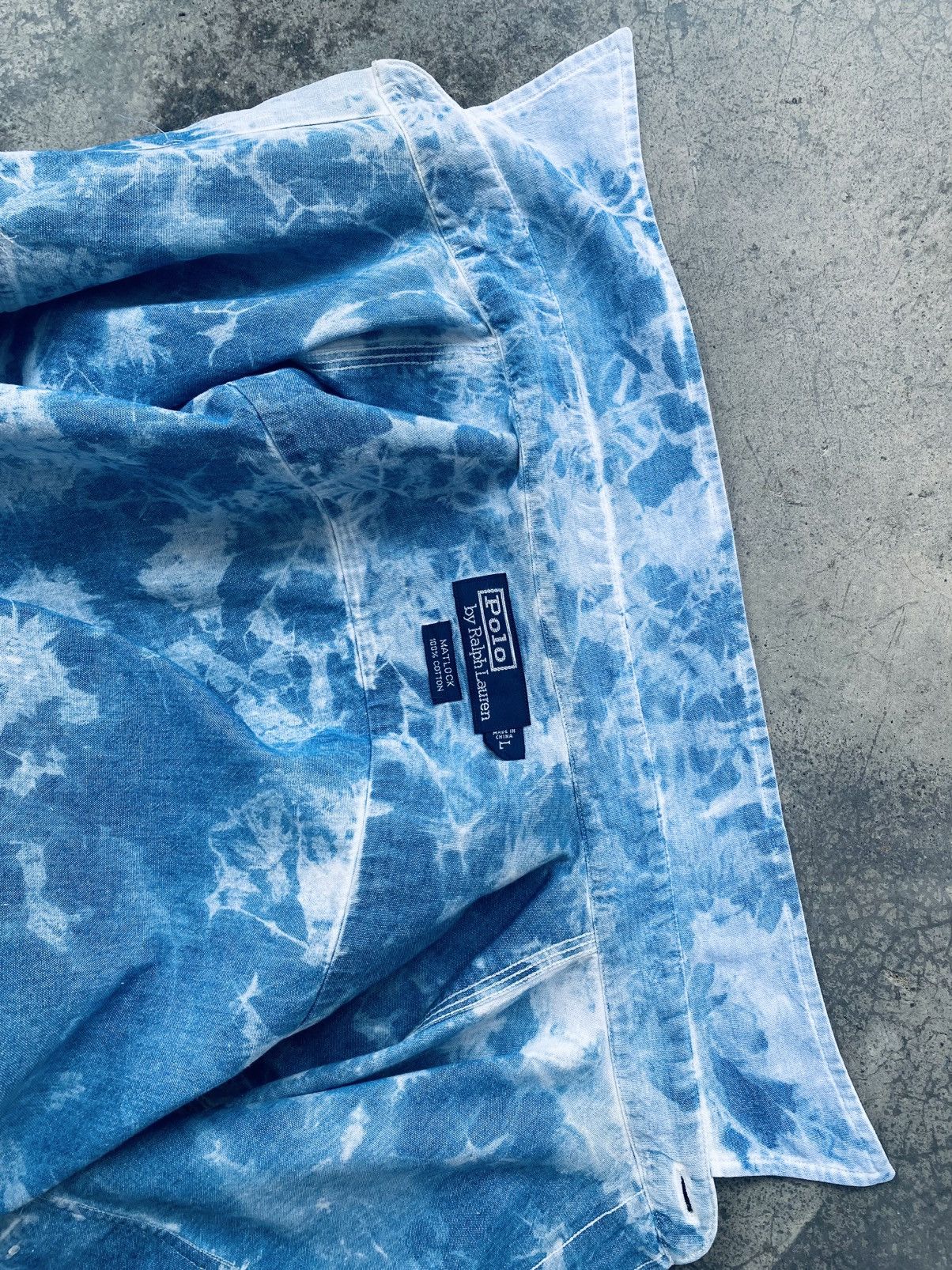 Polo Ralph Lauren Vintage Polo Ralph Lauren Acid Wash Button Ups Long Sleeve Size US L / EU 52-54 / 3 - 14 Thumbnail