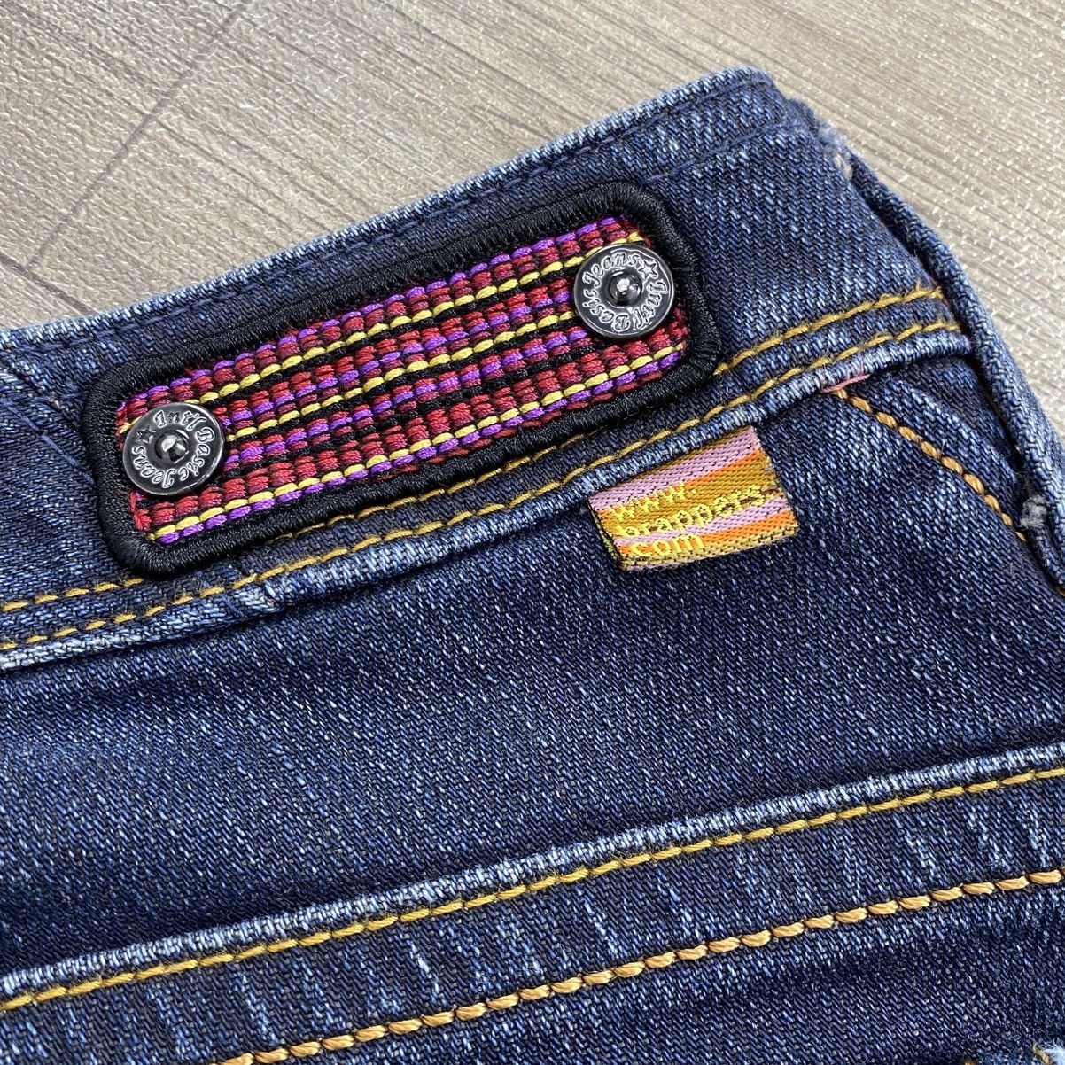Japanese Brand 2000s Brappers Ifsixwasnine Lgb Goa Bootcut Flared Jeans Size US 26 / EU 42 - 14 Thumbnail
