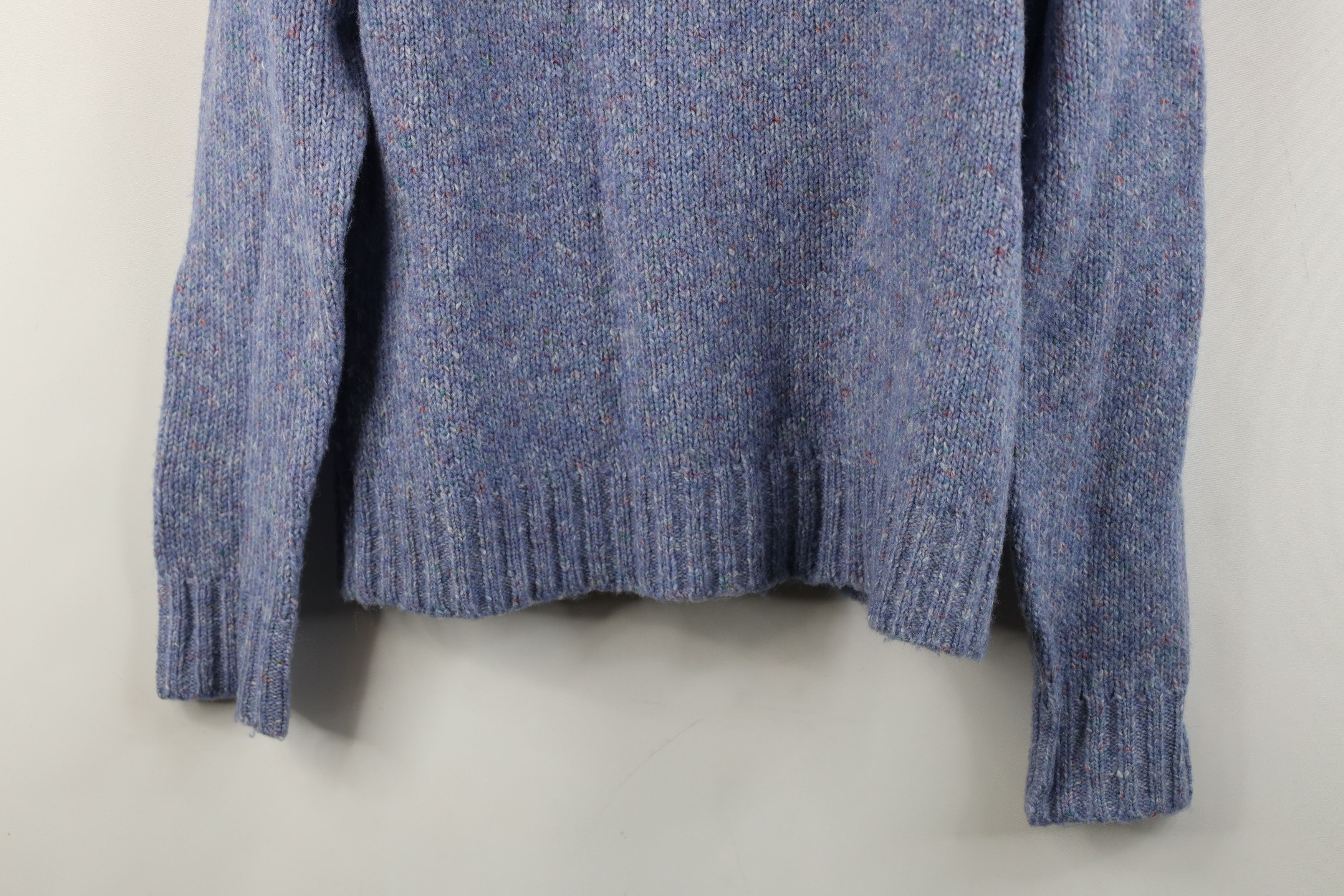 L.L. Bean Vintage LL Bean Fleck Wool Blend Knit Turtleneck Sweater Size M / US 6-8 / IT 42-44 - 3 Thumbnail