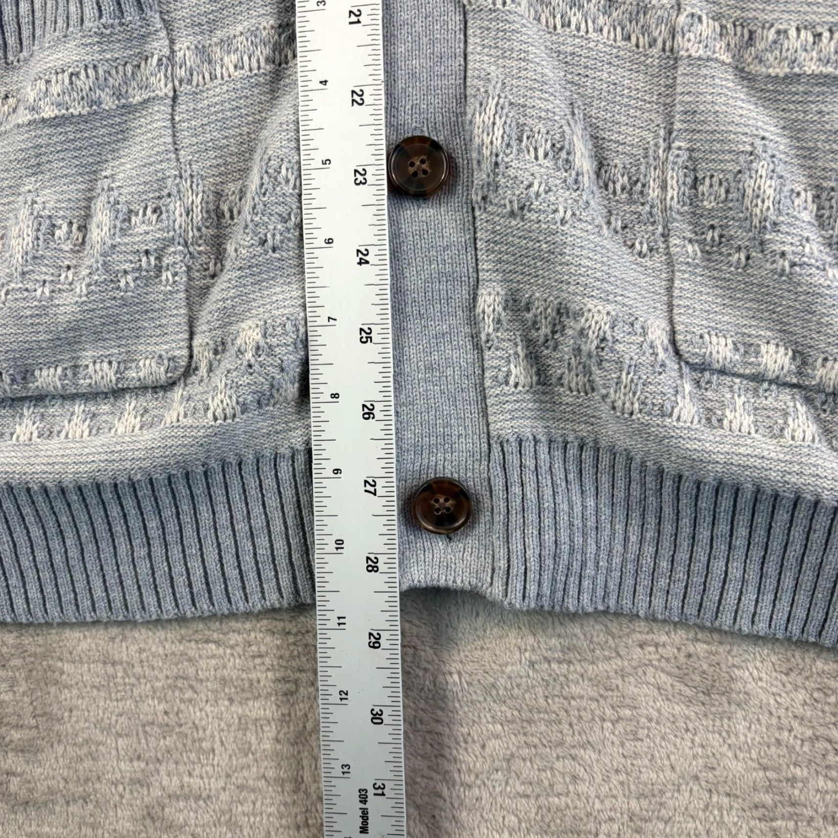 Marine Layer Marine Layer Stephen Textured Cardigan Blue Heather Wool Blend Men 2XL NWT 68 Size US XXL / EU 58 / 5 - 7 Thumbnail