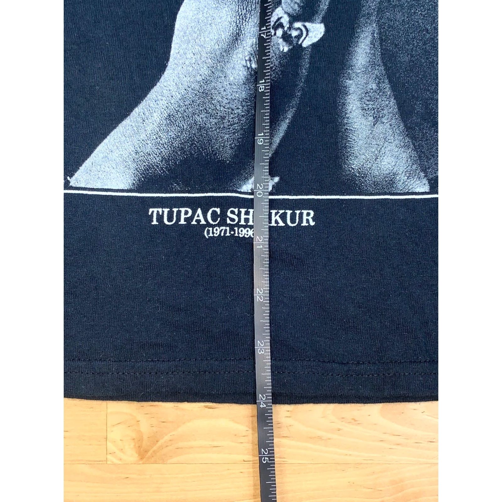 Bravado Tupac Shakur Shirt Mens Medium Black Short Sleeve Cotton 2Pac Rap Adult M Bravado Crew Neck T-Shirt Size US M / EU 48-50 / 2 - 5 Thumbnail