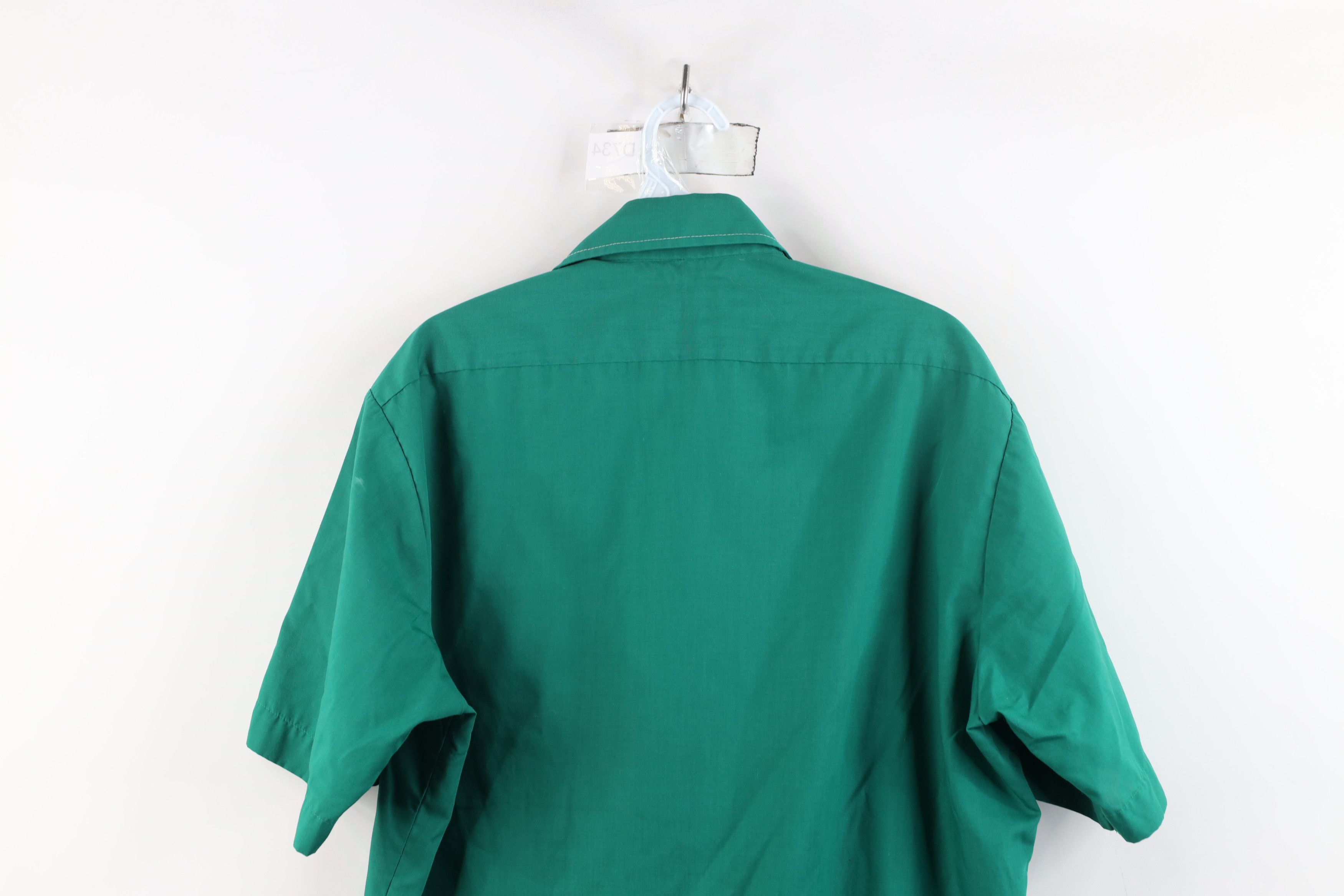 Vintage Vintage 70s Streetwear Short Sleeve Collared Button Shirt Size US XL / EU 56 / 4 - 14 Thumbnail