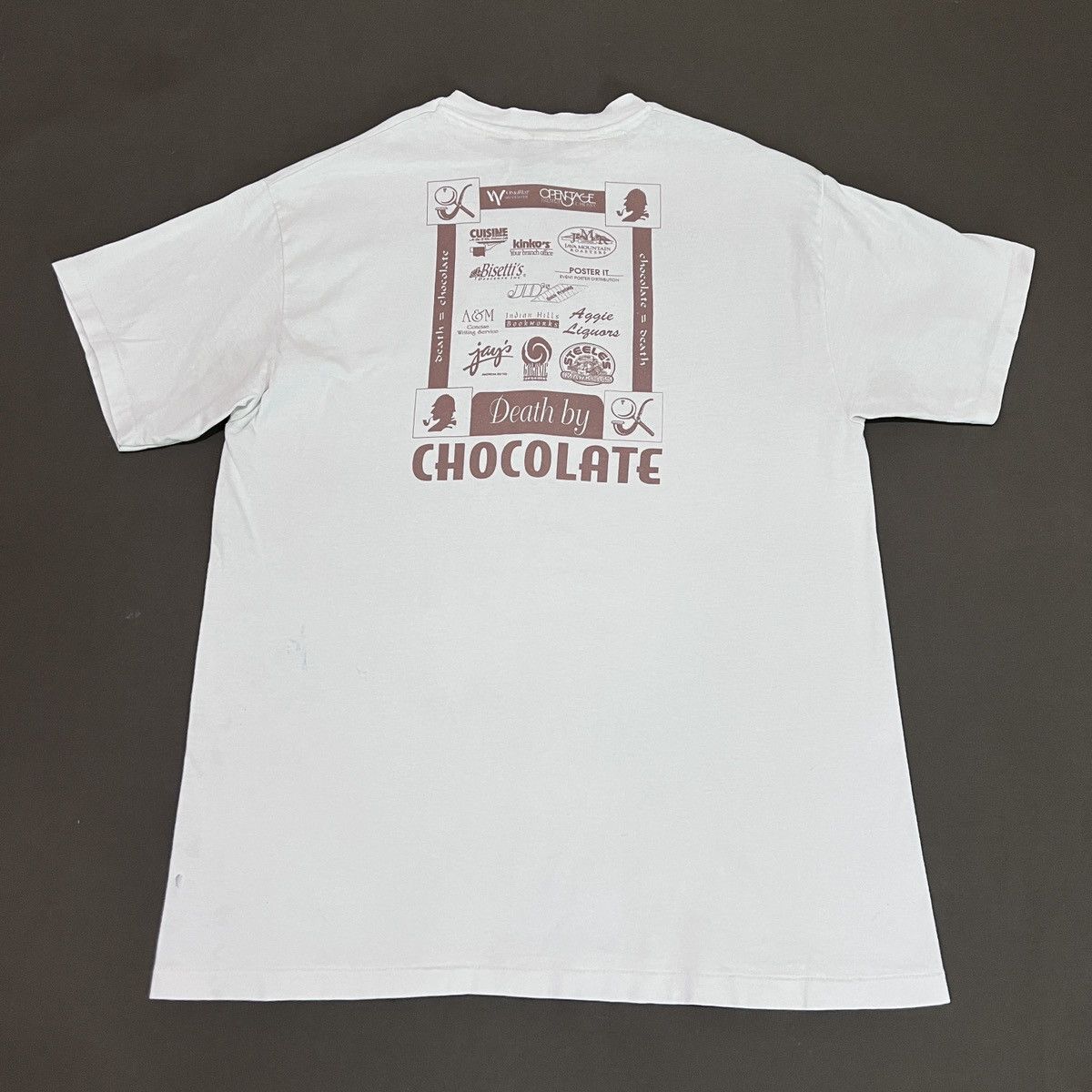 Expert Horror Vintage 90s Death by Chocolate Movie Graphic Tee musical Size US L / EU 52-54 / 3 - 8 Thumbnail
