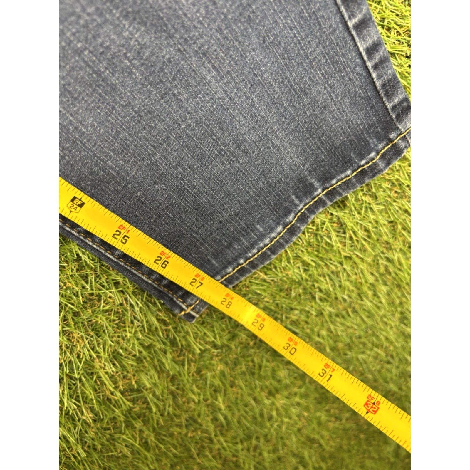 American Eagle Outfitters American Eagle Jeans Mens 28x30 Slim Straight Mid Rise Zip Fly Dark Wash Denim Size US 28 / EU 44 - 4 Thumbnail