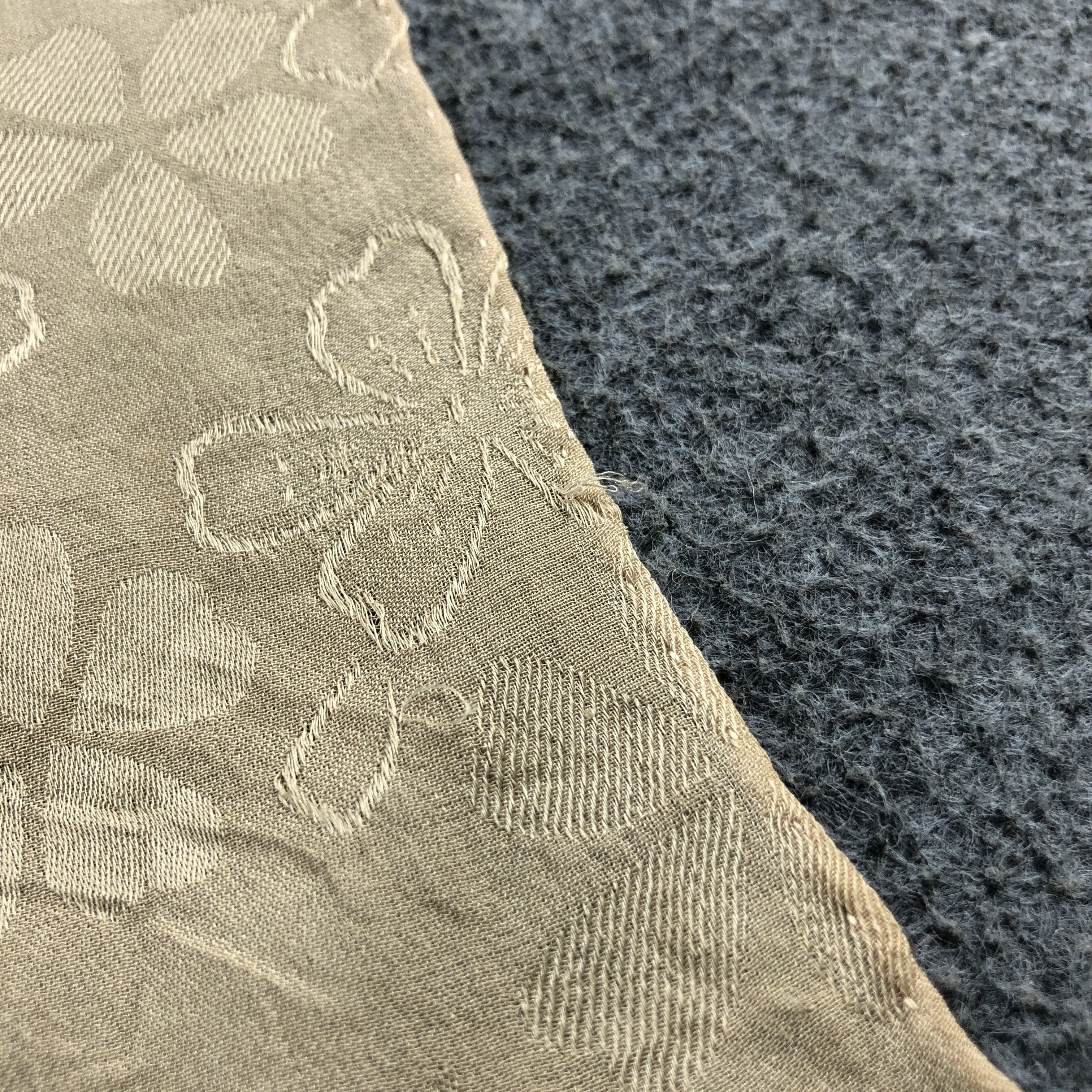 Vintage Vintage Floral Hand Rolled Silk Scarf M1415 Size ONE SIZE - 5 Thumbnail