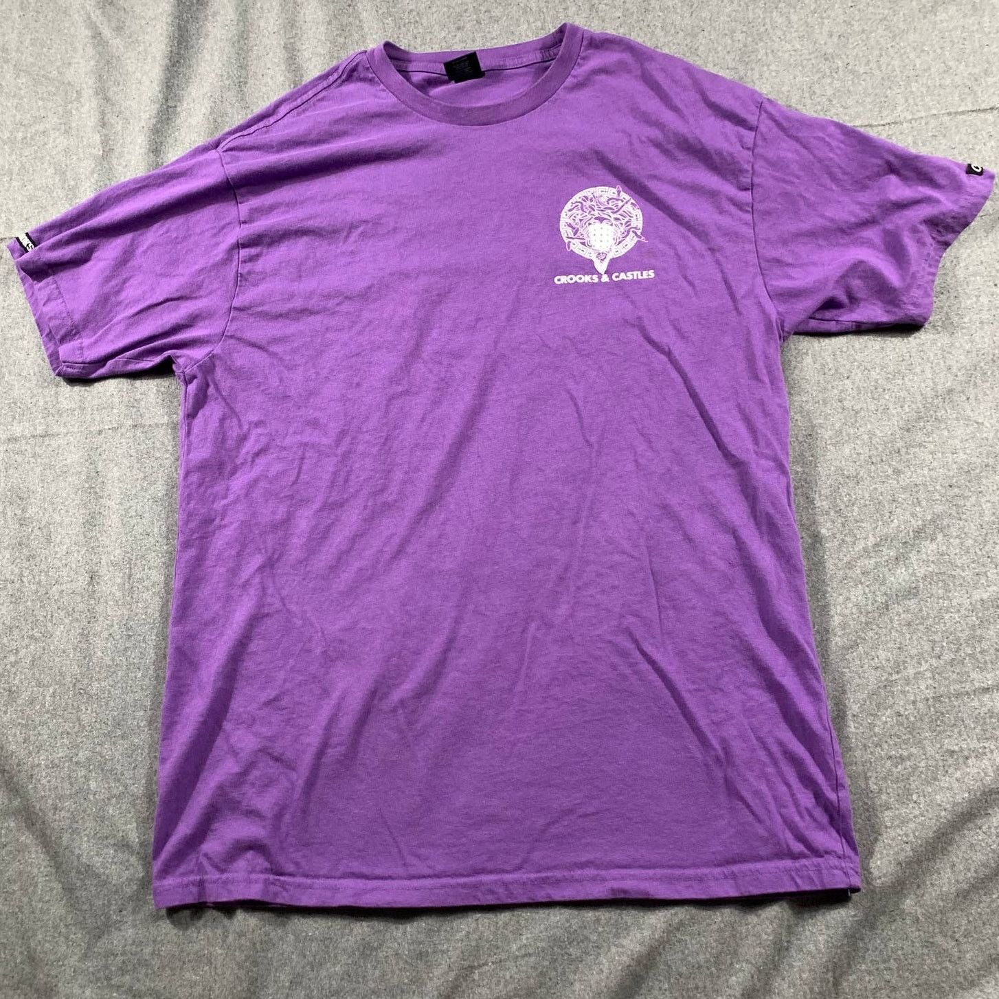 Crooks & Castles Crooks & Castles Shirt Adult Large Purple Casual T Size US L / EU 52-54 / 3 - 1 Thumbnail