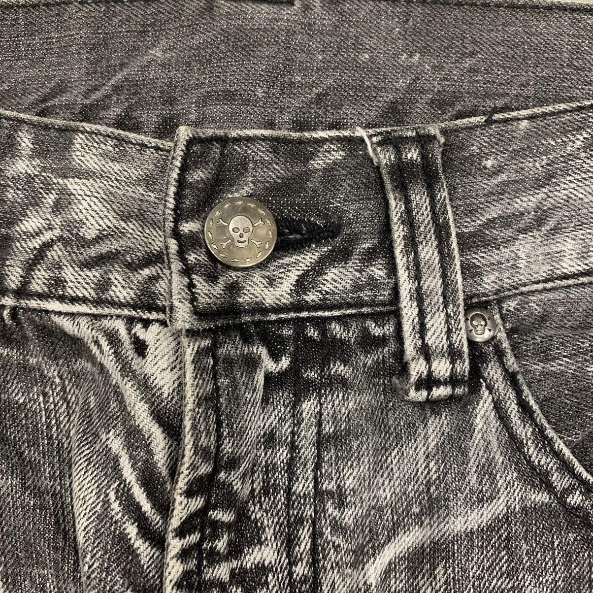 Japanese Brand 🔥Rare🔥 Funny Devil Punk Rock Skull Impulse Pleasure Denim Size US 31 - 9 Thumbnail
