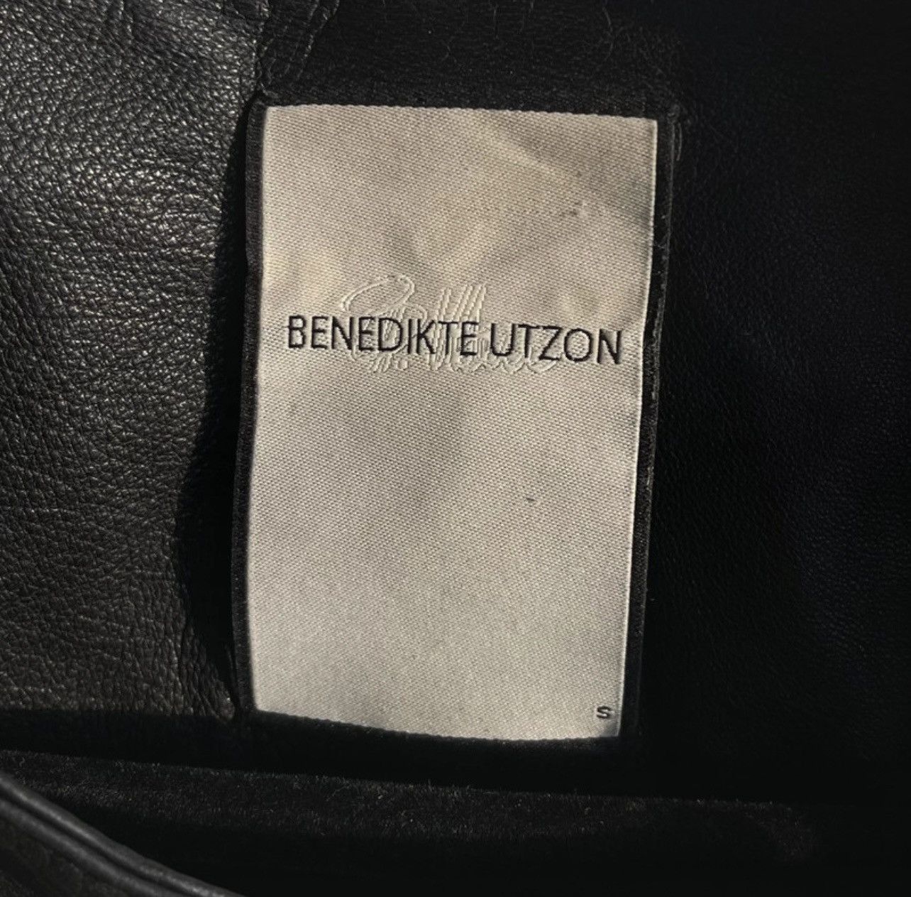 Other Benedikte Utzon genuine leather jacket with broad shoulders Size S / US 4 / IT 40 - 13 Thumbnail