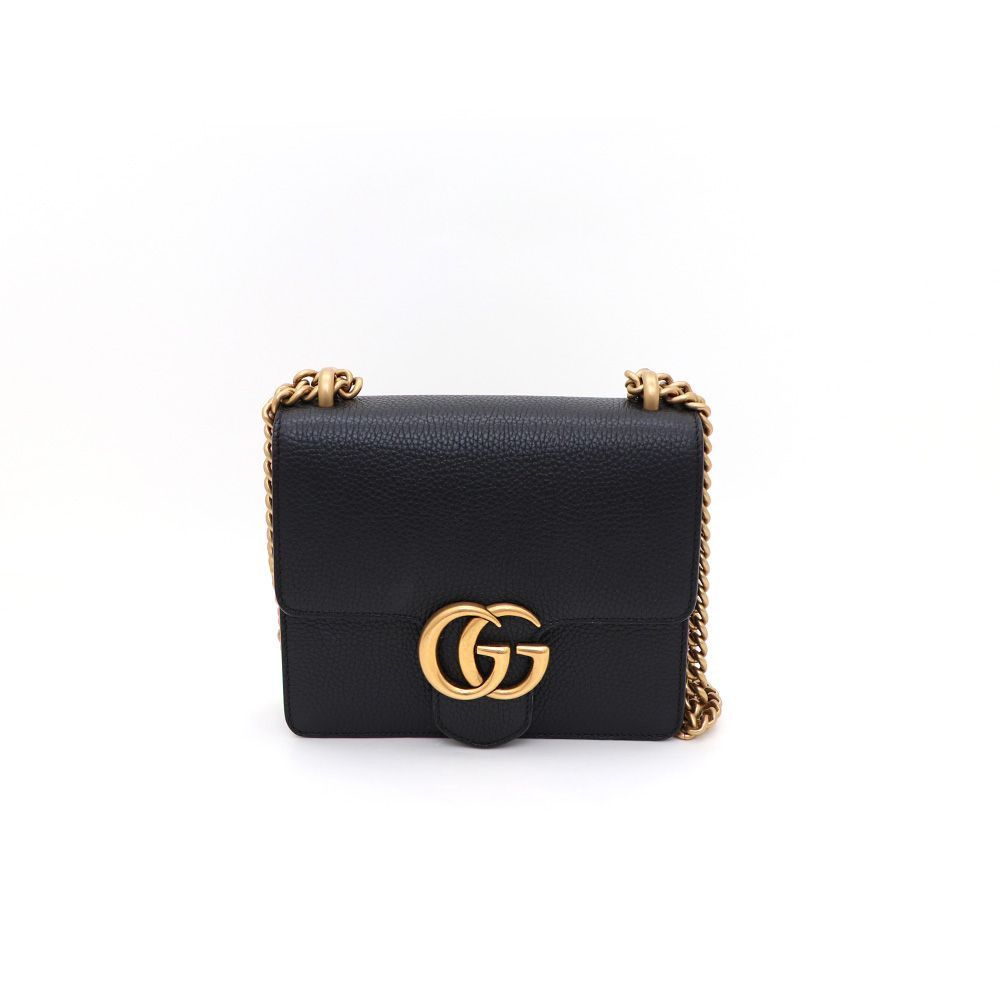 Gucci GG Marmont Gold-Tone Chain Shoulder Bag and Crossbody Bag Size ONE SIZE - 1 Thumbnail