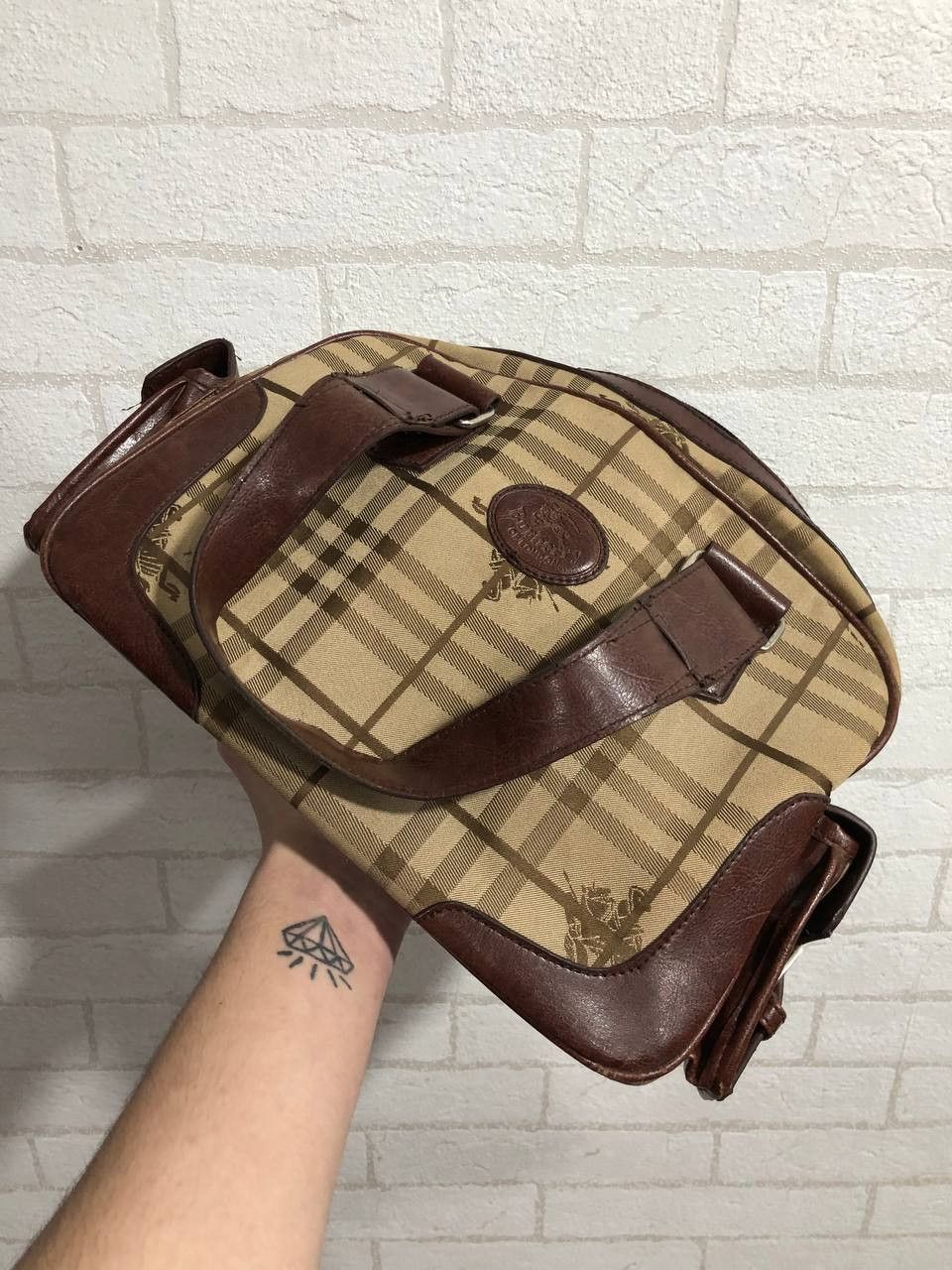 Burberry × Vintage Vintage Burberry Nova Check Bag Size ONE SIZE - 13 Thumbnail