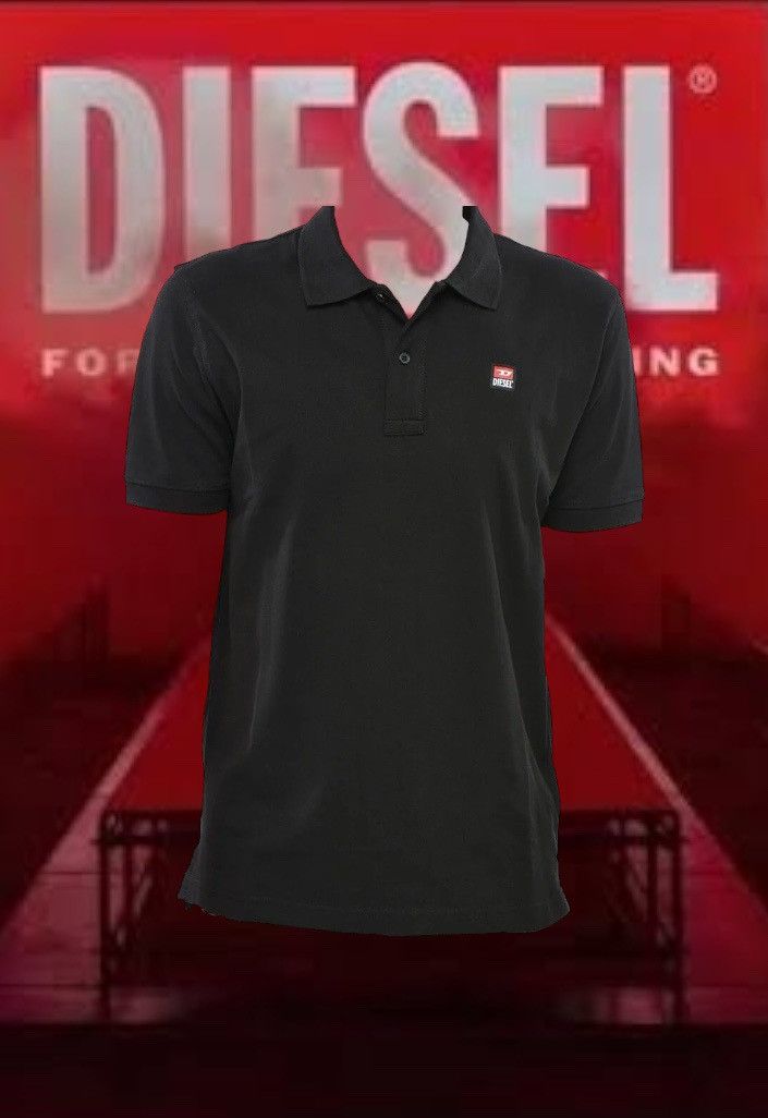 Diesel Diesel polo Smith with patch logo US L Size US L / EU 52-54 / 3 - 1 Thumbnail