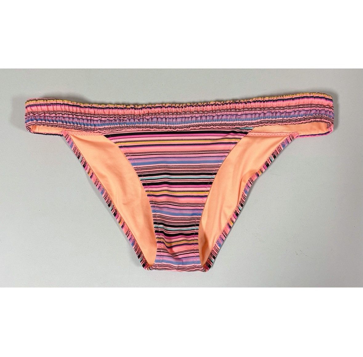 Victoria's Secret × Vintage Victoria’s Secret Striped Bikini Bottoms Bathing Suit Size M Size ONE SIZE - 2 Thumbnail