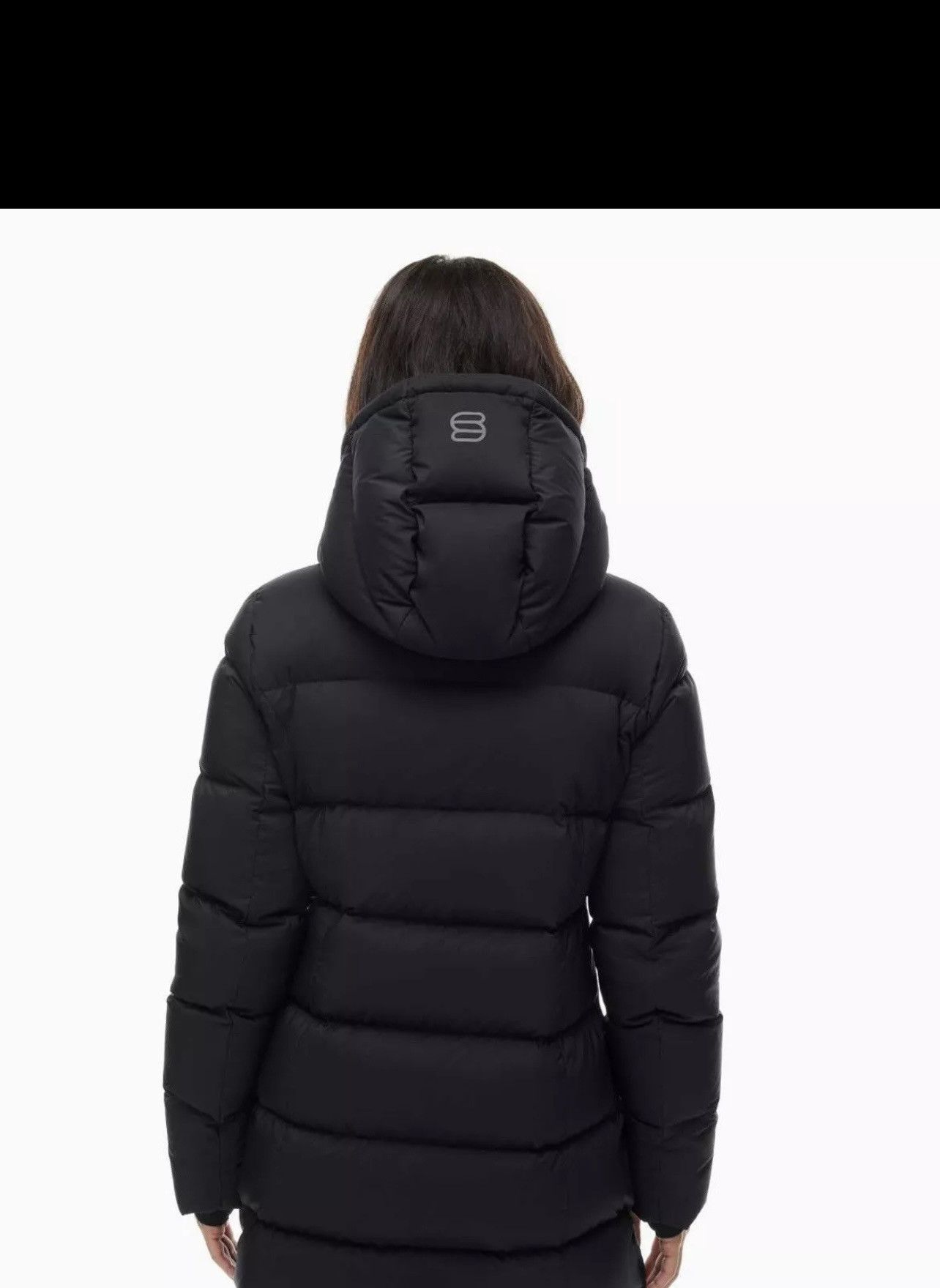 Aritzia Aritzia The Super Puff Supersnug Mid Puffer Jacket Black Size S / US 4 / IT 40 - 2 Thumbnail