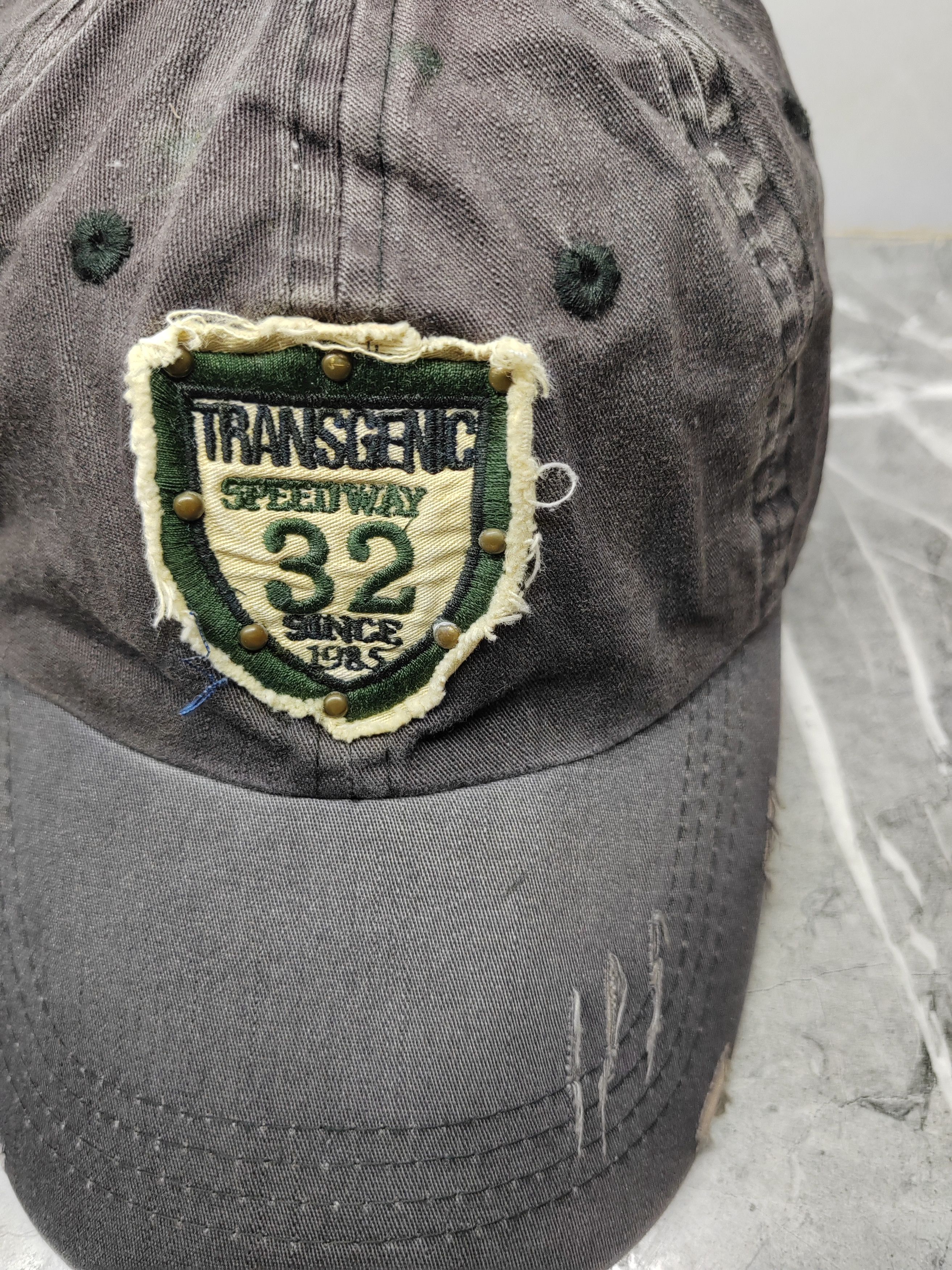 Japanese Brand Vintage Transgenic Distressed Style Cap Hat Size ONE SIZE - 3 Thumbnail