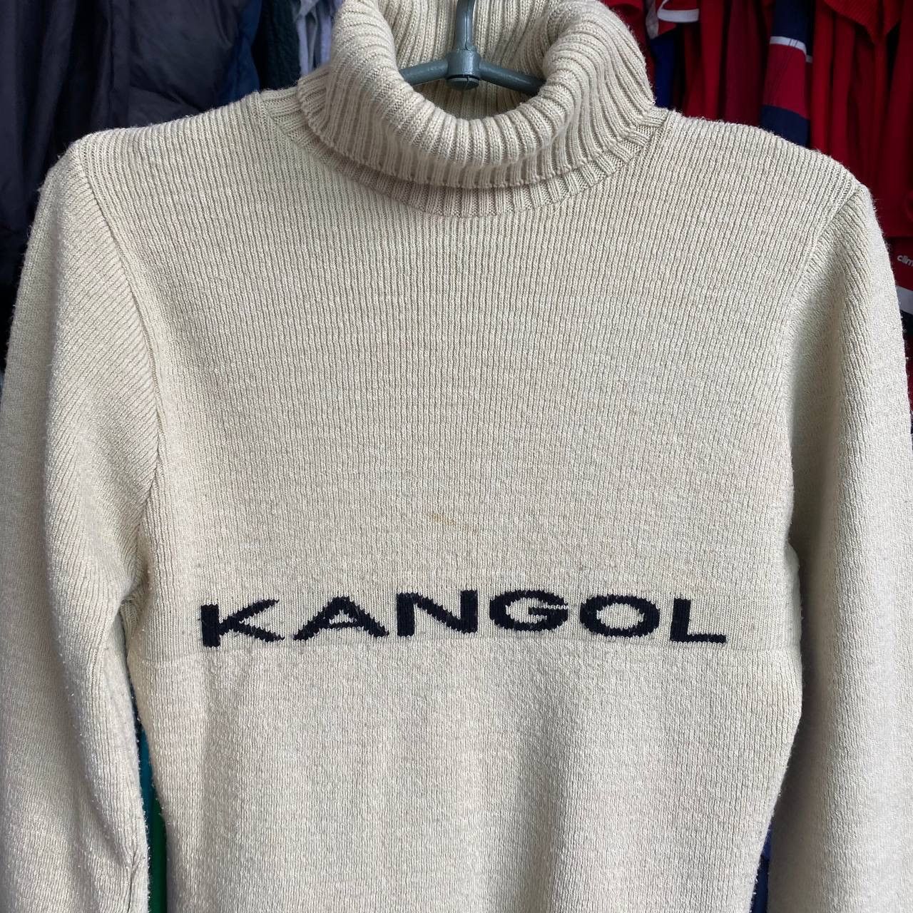 Kangol × Vintage Vintage Kangol Big Logo wool rare luxury designer sweater Size US S / EU 44-46 / 1 - 2 Thumbnail