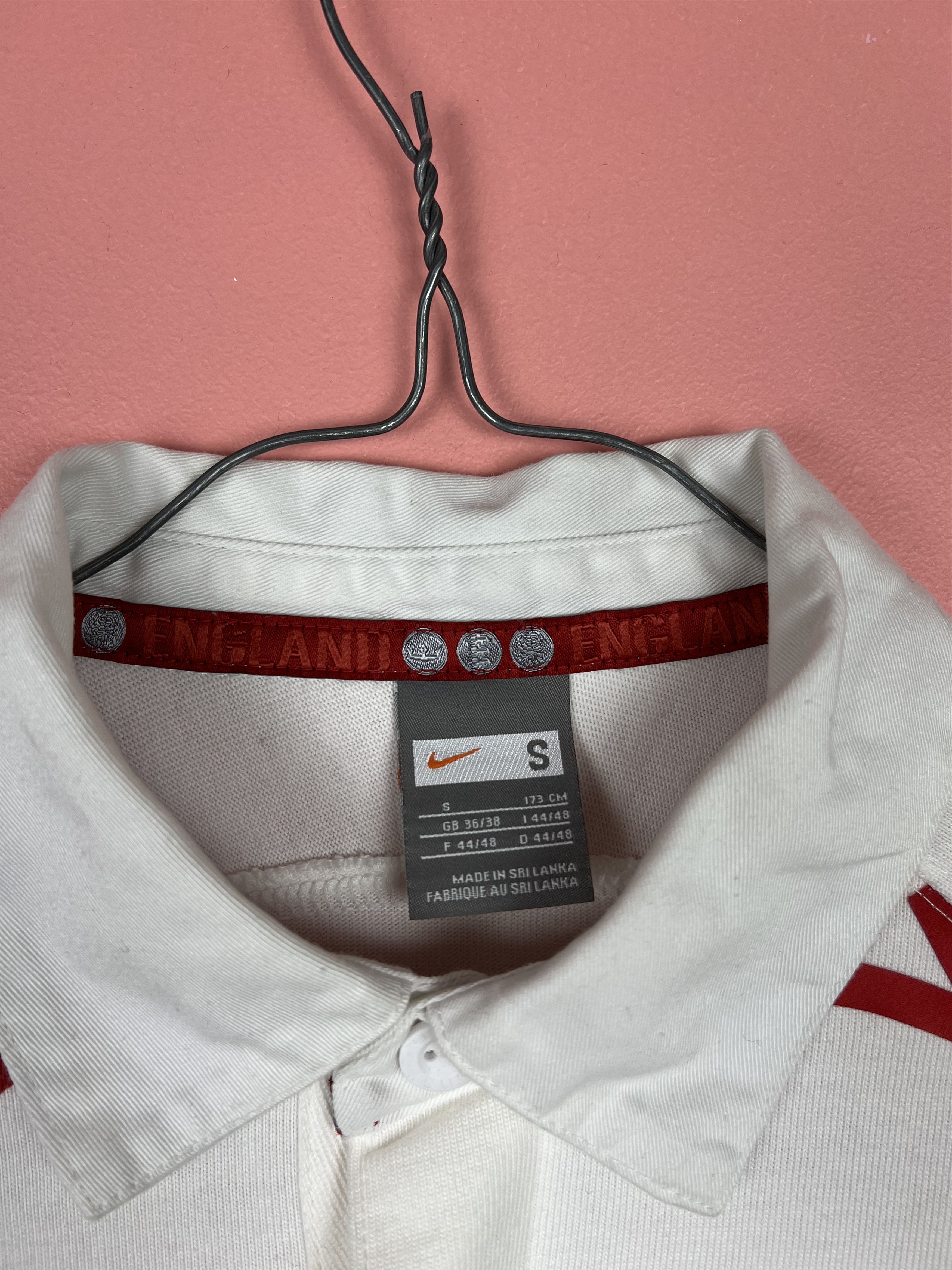Nike Nike o2 rugby vintage England polo long sleeve streetwear Size US S / EU 44-46 / 1 - 3 Thumbnail