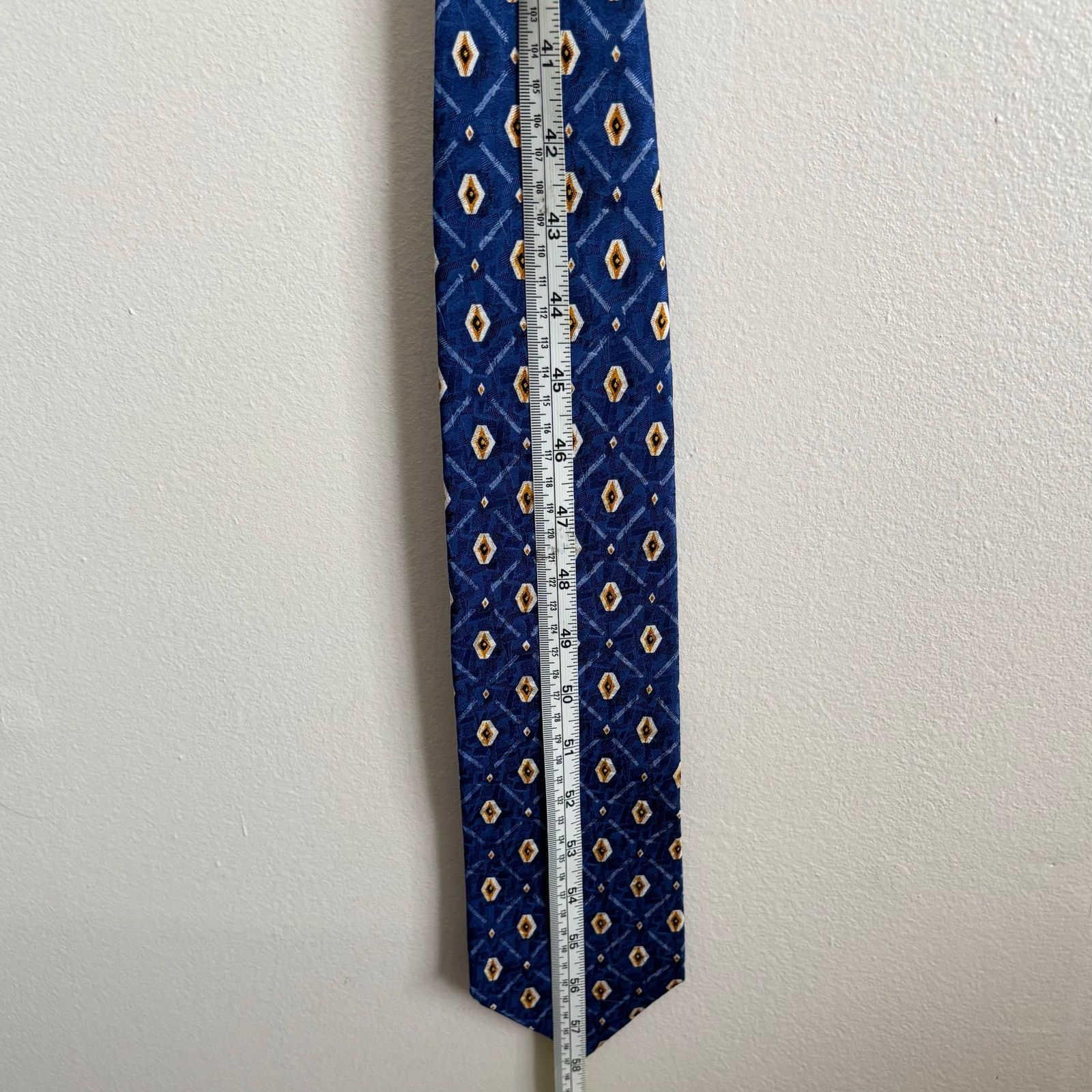 Other Executive Silks Blue Diamond Silk Tie Size ONE SIZE - 7 Thumbnail