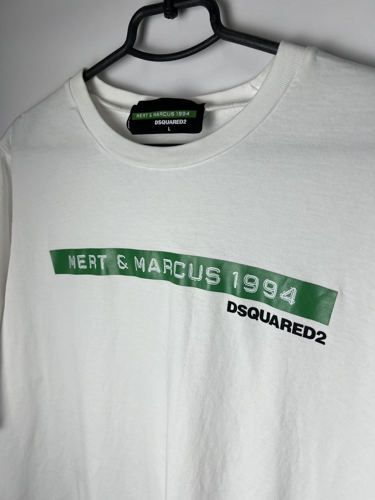 Designer Streetwear Dsquared2 Mert Marcus 1994 T-shirt oversized Size US L / EU 52-54 / 3 - 2 Thumbnail