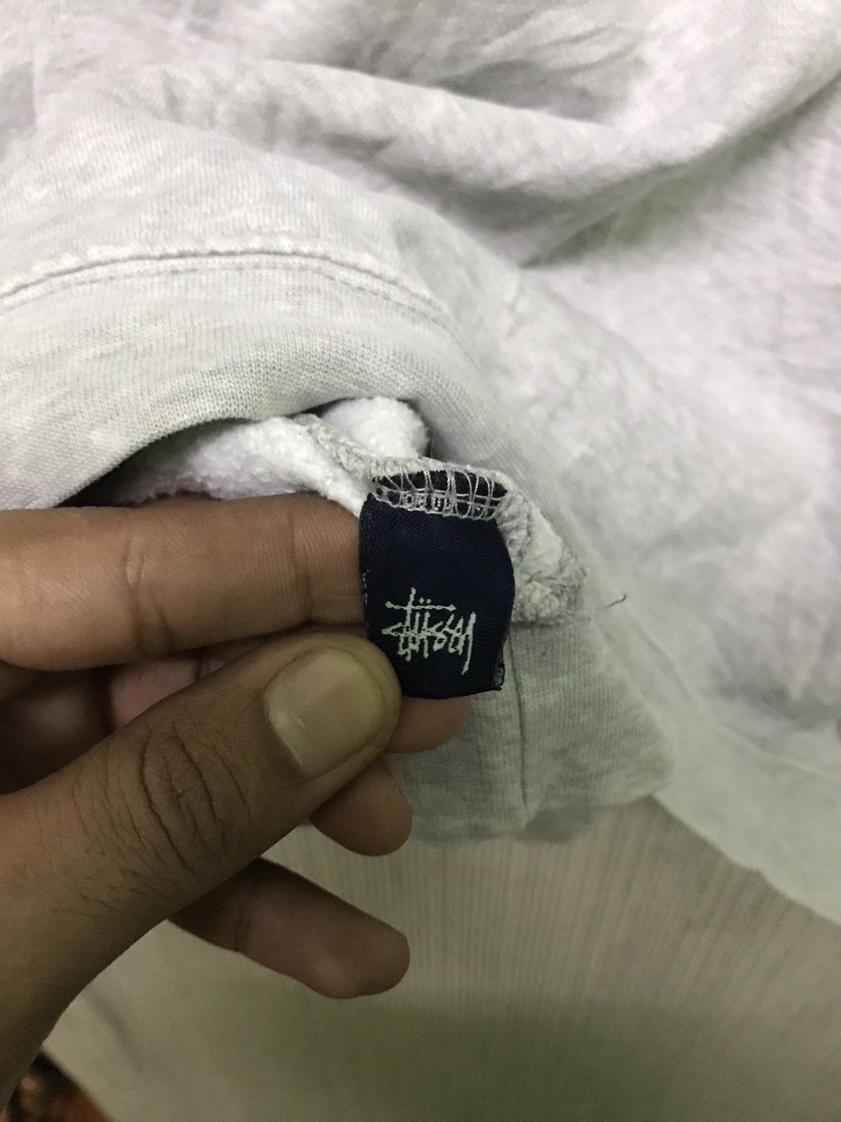 Stussy × Vintage Rare VINTAGE 90s STUSSY HOODIE DISTRESSED Size US L / EU 52-54 / 3 - 8 Thumbnail