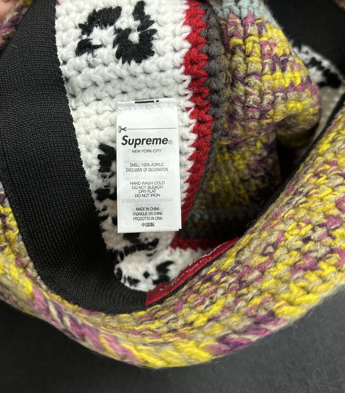 Supreme Supreme Knit Logo Crusher Hat Yellow Size ONE SIZE - 3 Thumbnail