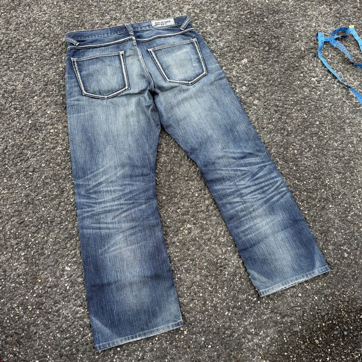 Black Label Vintage back number black label denim jean pants Size US 34 / EU 50 - 1 Thumbnail