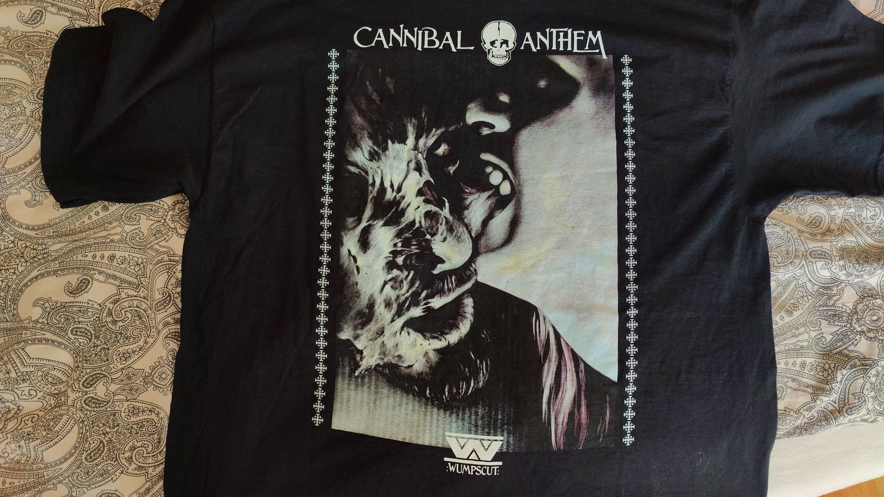 Band Tees × Vintage RARE Wumpscut Cannibal Anthem VTG 2006 Official tshirt Size US XL / EU 56 / 4 - 8 Thumbnail