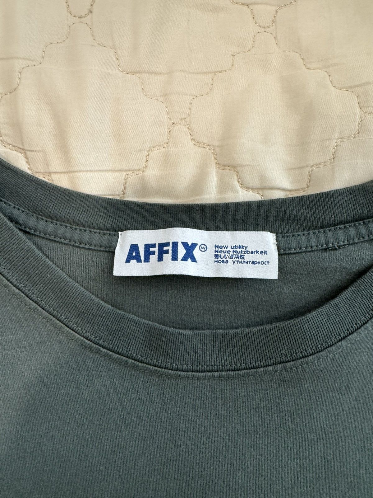 AFFXWRKS Affix Works Affix Logo Utility T-Shirt Green Size Large Size US L / EU 52-54 / 3 - 5 Thumbnail