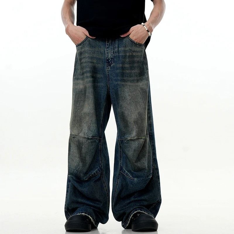 Jean Jeans Wide Leg American Style Size US 33 - 3 Thumbnail