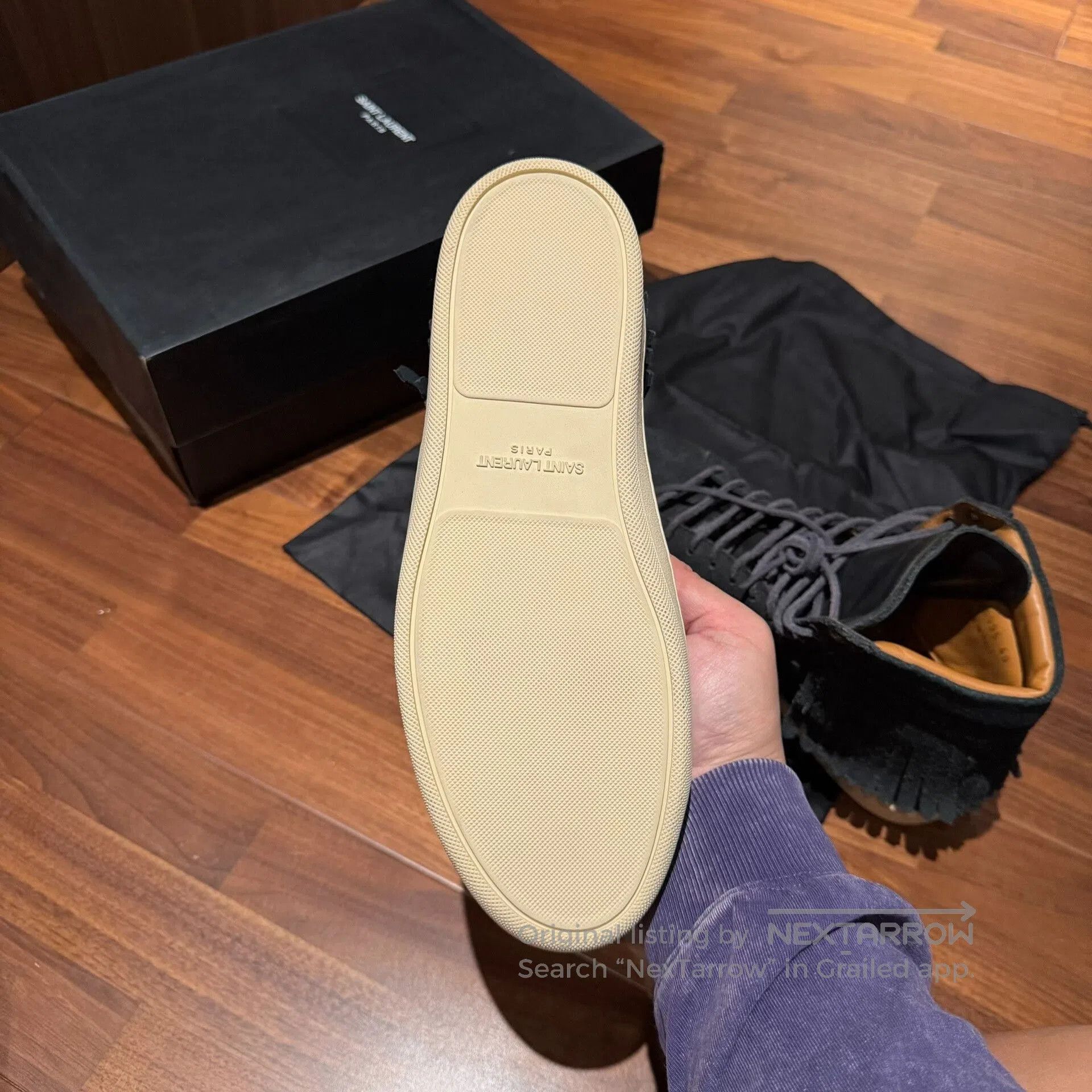 Saint Laurent Paris Saint Laurent Leather Casual Sneakers for Men. Size US 7 / EU 40 - 7 Thumbnail