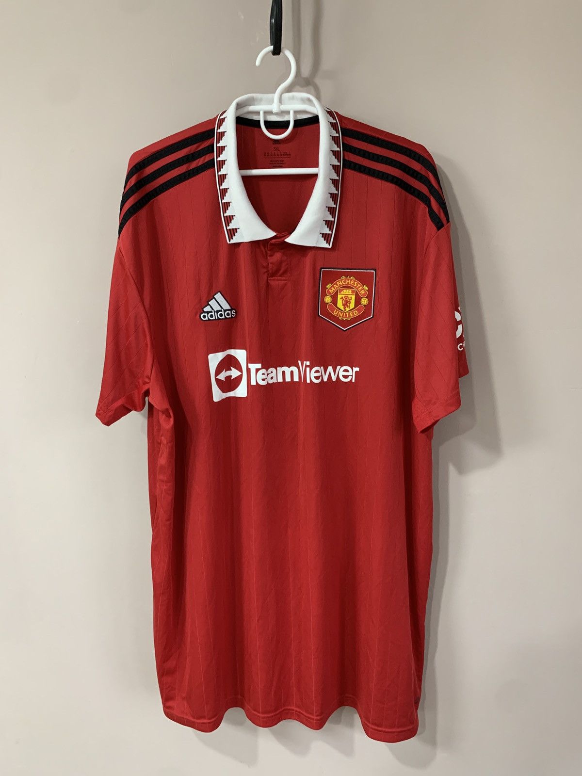 Adidas Manchester United 2021 Home Football Shirt Adidas Soccer 3XL Size US XXL / EU 58 / 5 - 1 Thumbnail